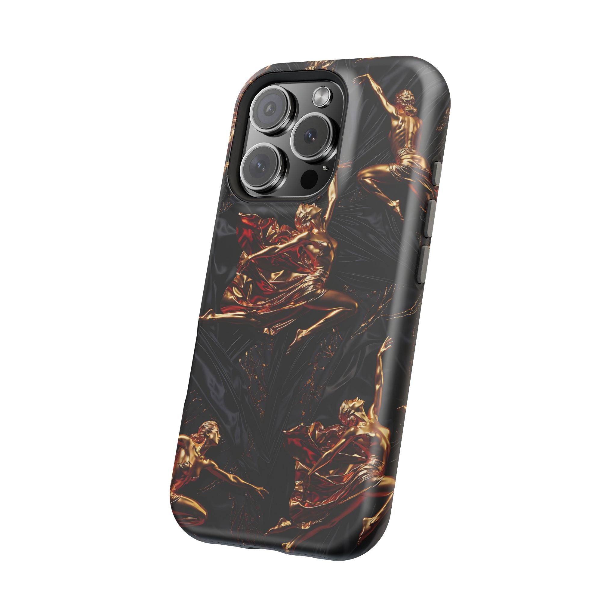 Gold Sculpture Phone Case for iPhone 13-17 & Samsung Galaxy S26