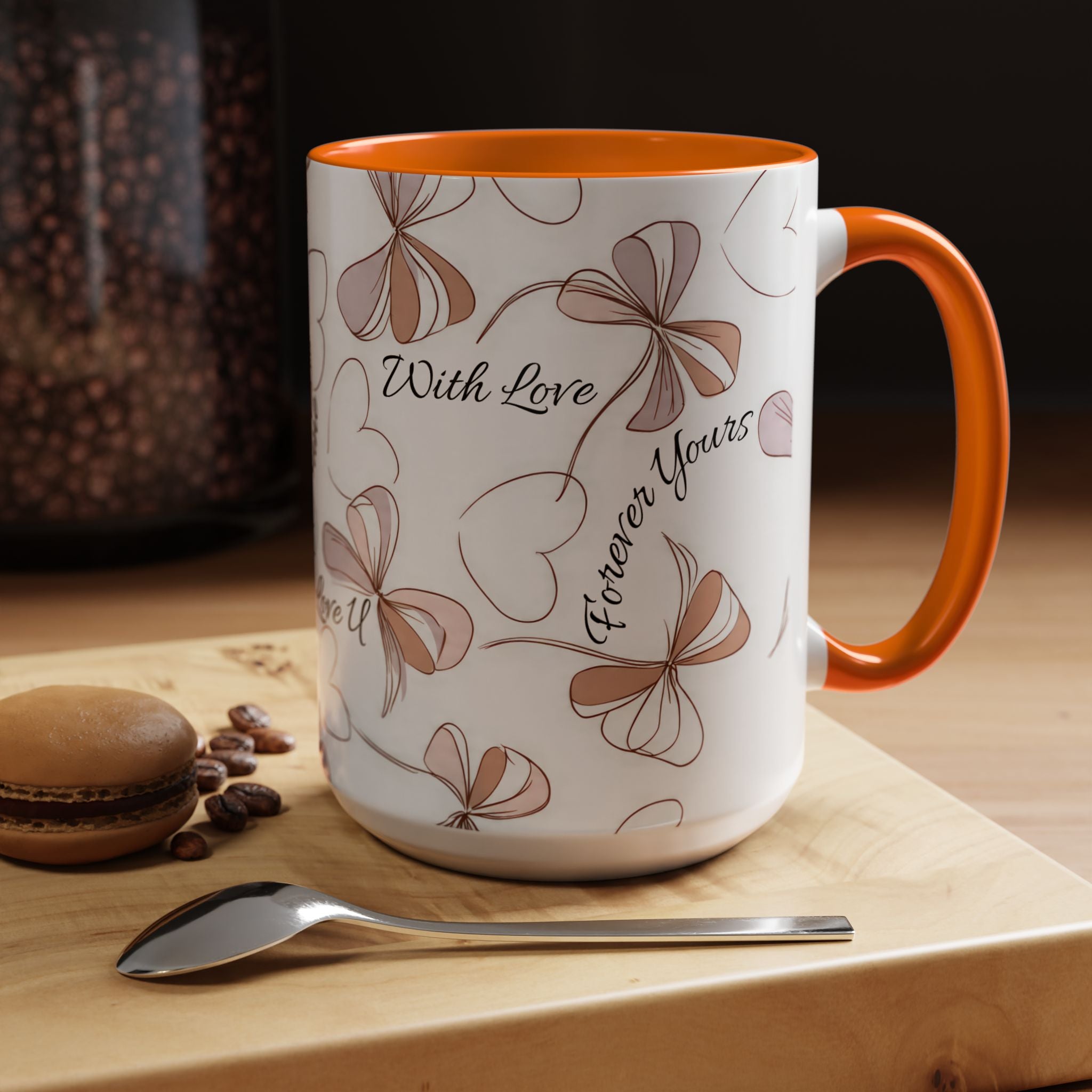 Love Messages Accent Coffee Mug (11, 15oz)