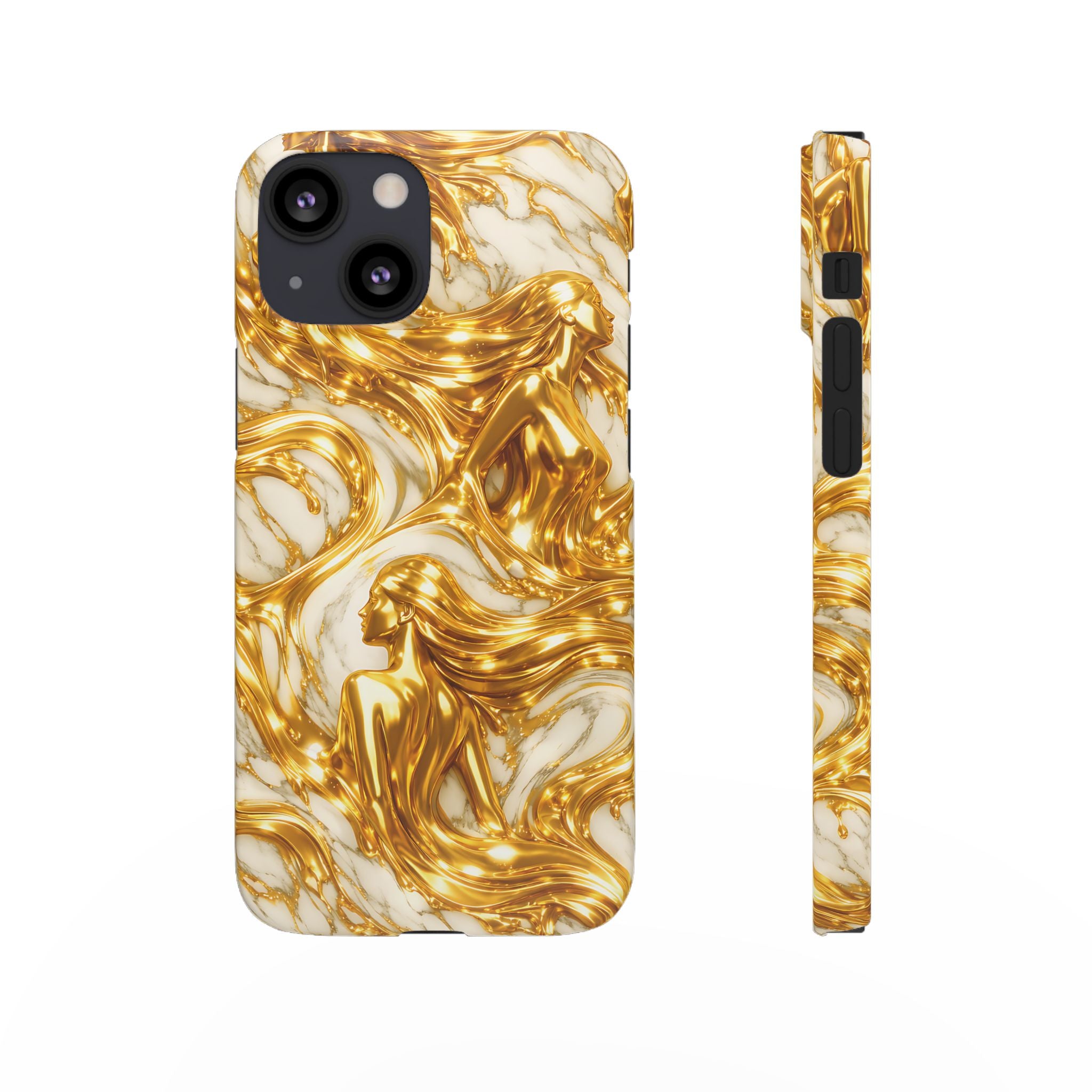 Divine Gold Woman Snap Phone Case for iPhone & Galaxy