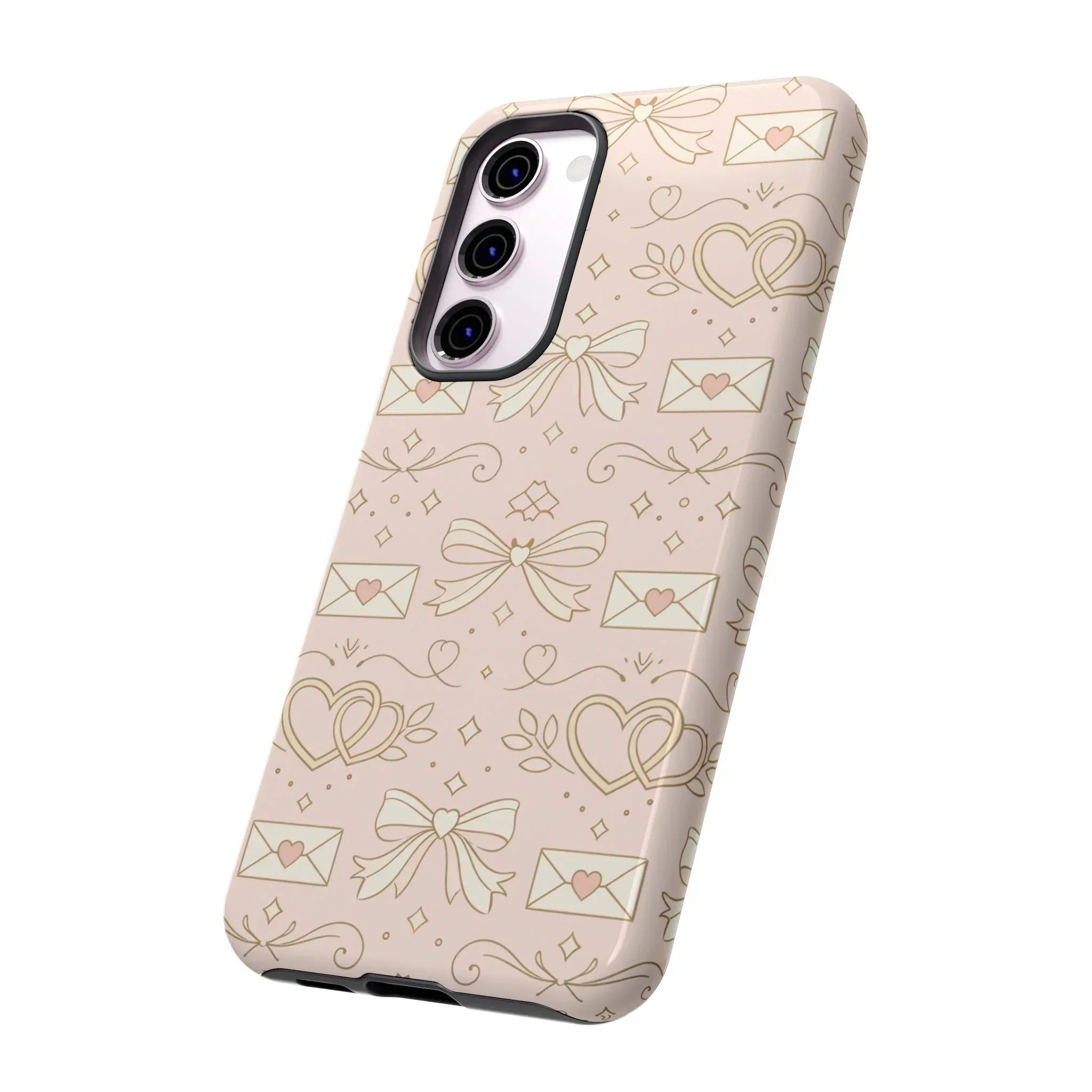 Sweet Romance Tough Phone Case for iPhone 11–17 & Galaxy S10–S25 - KARARMDESIGN