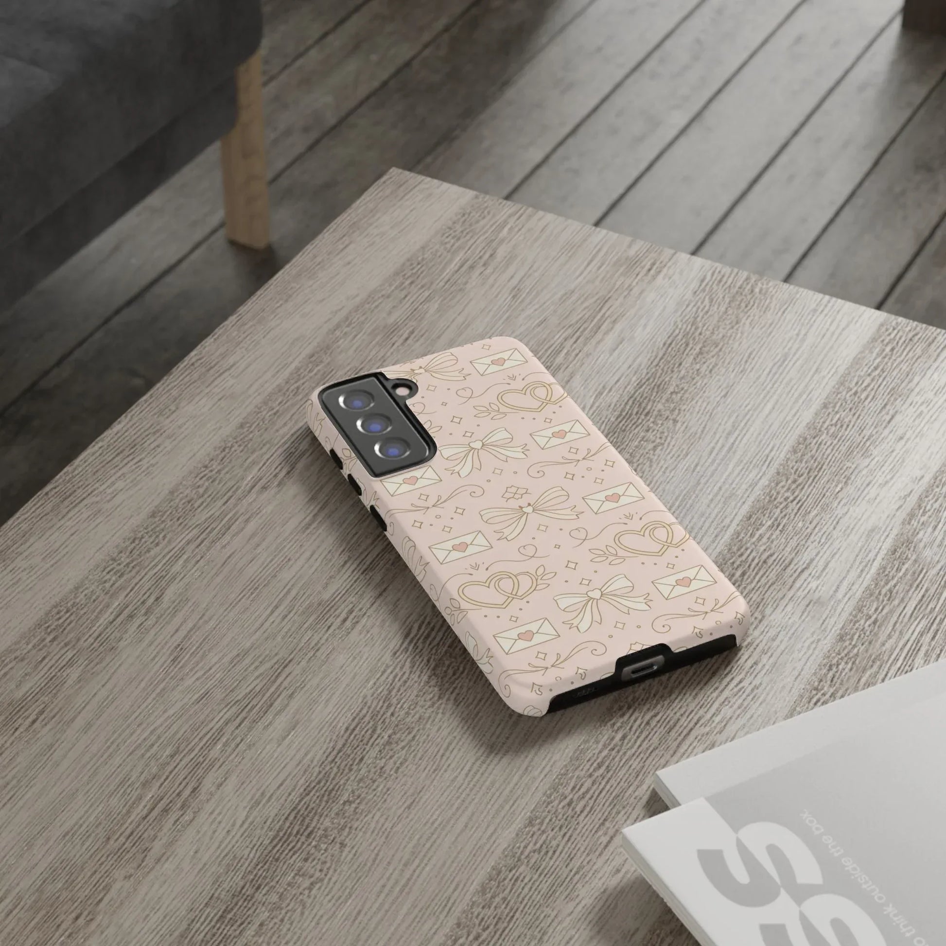 Sweet Romance Tough Phone Case for iPhone 11–17 & Galaxy S10–S25 - KARARMDESIGN