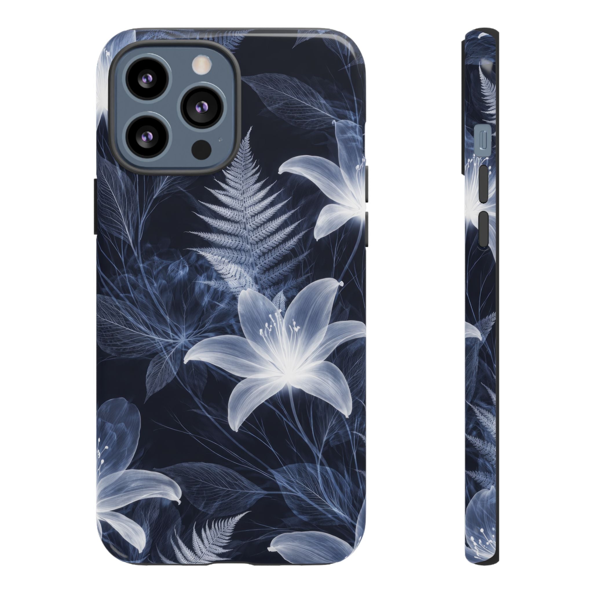 Moonlight Garden Phone Case for iPhone 11-17 and Galaxy S20-S26