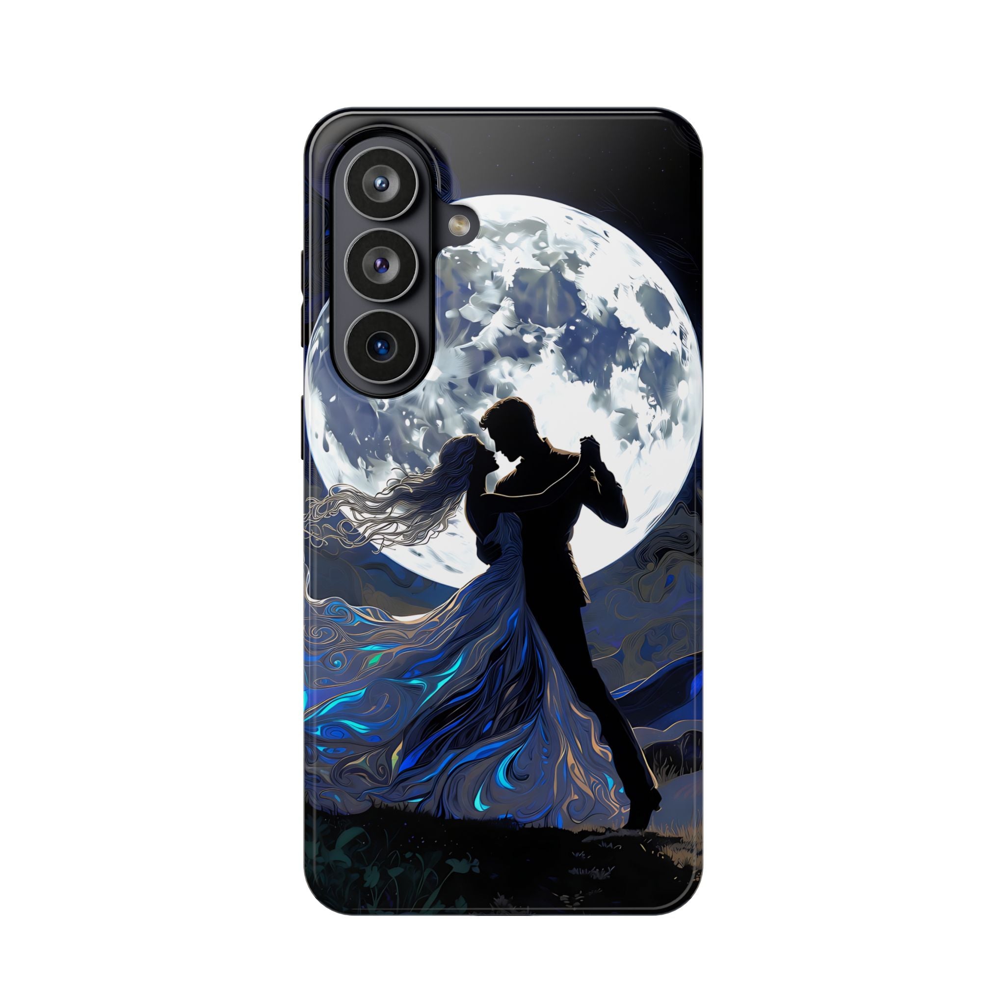 Romantic Moonlight Dance Magnetic Phone Case – iPhone 15–17 & Samsung Galaxy S26