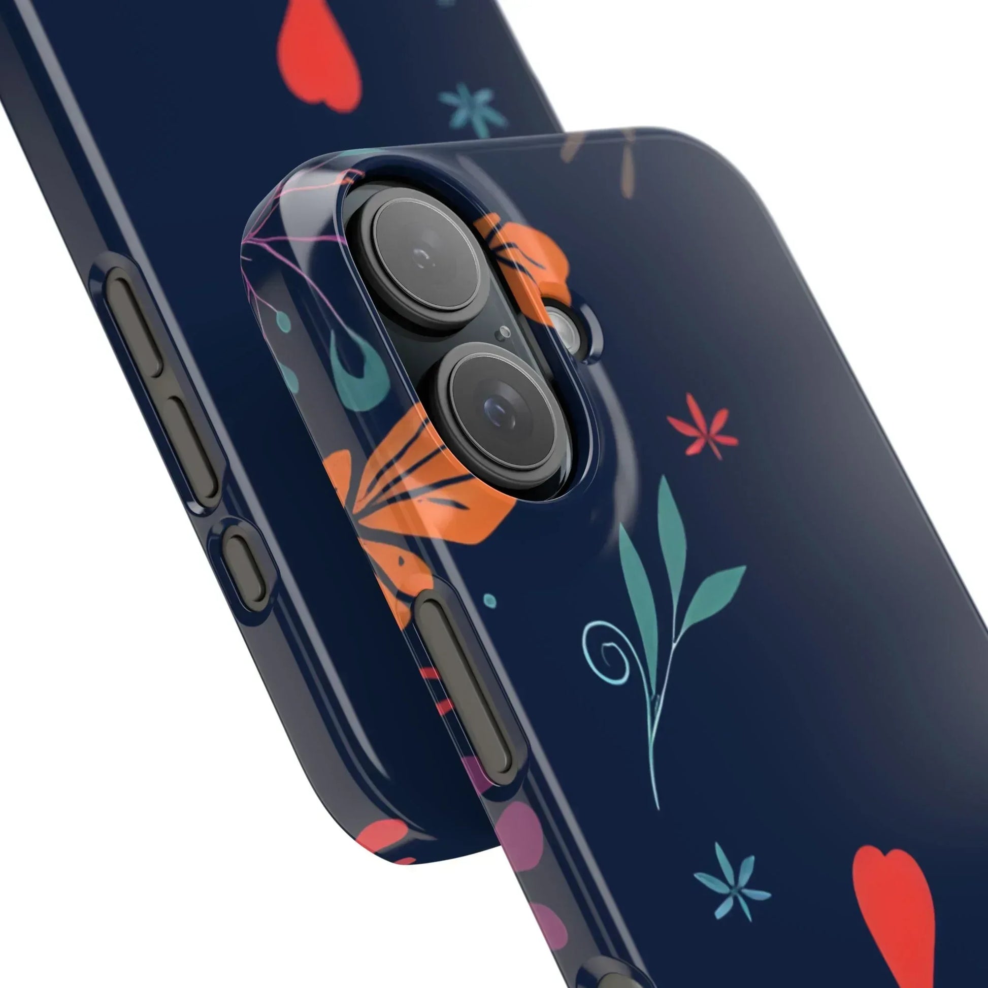 Nightshade Blossoms Phone Case for iPhone 11-17 - KARARMDESIGN