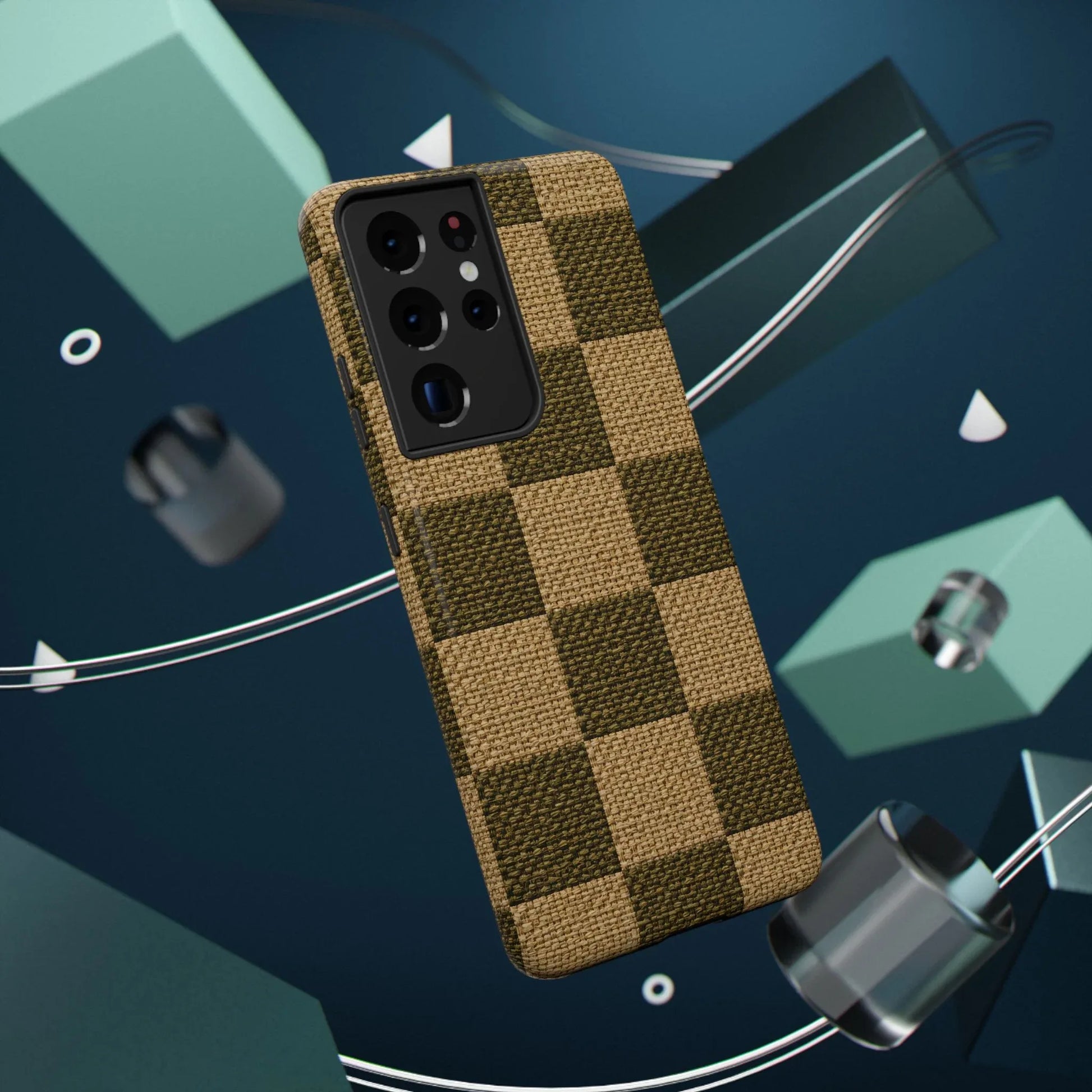 Rustic Woven Phone Case for iPhone 11-17 and Galaxy S21-S22 - KARARMDESIGN