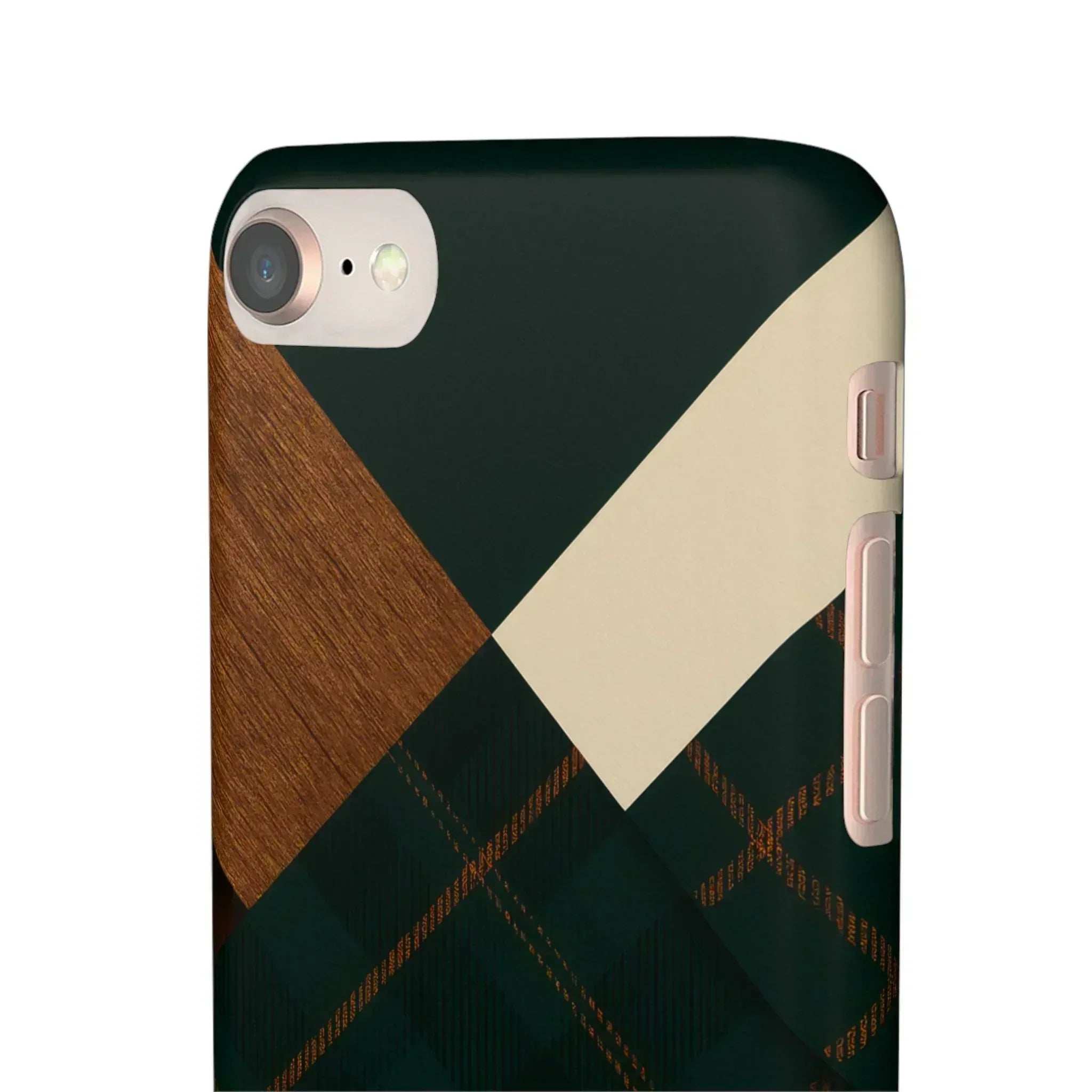 Rustic Green Phone Case for iPhone 8-16 and Galaxy S20-S24 - KARARMDESIGN
