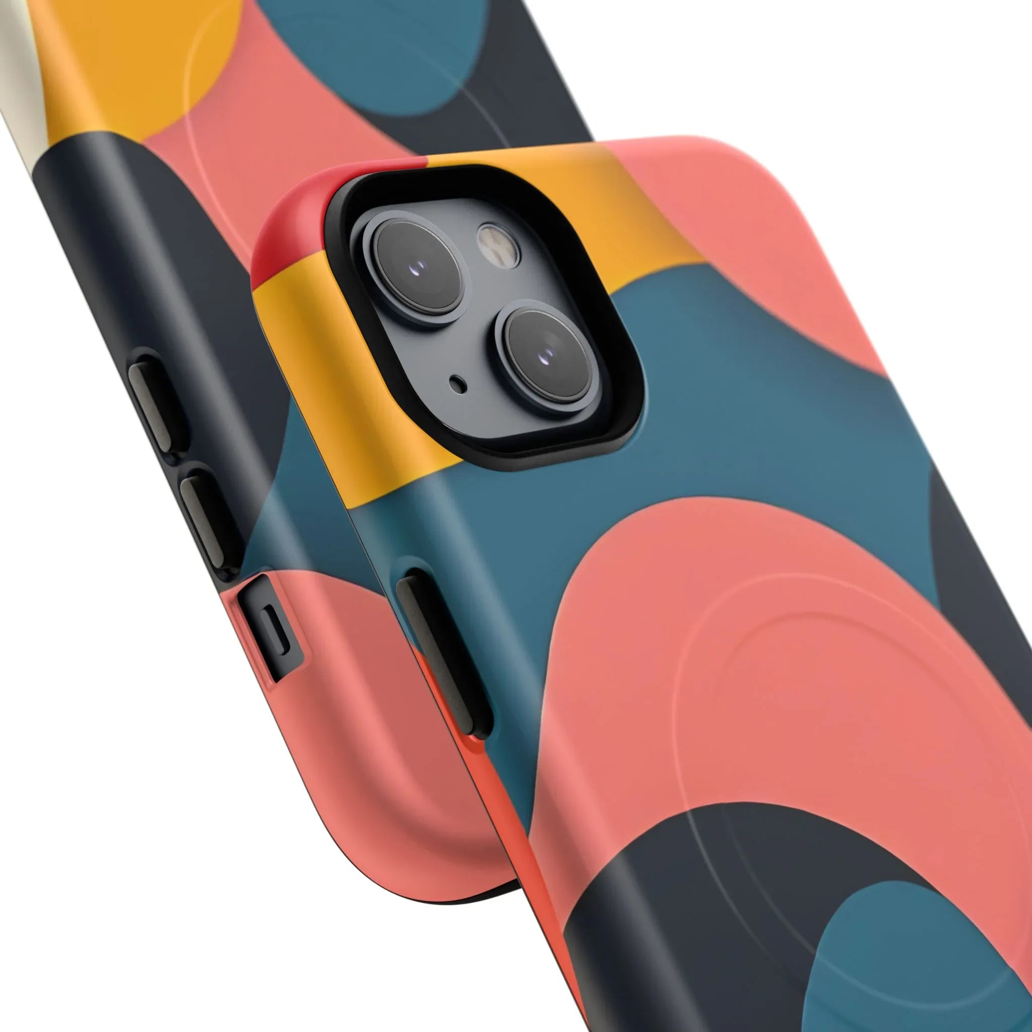 Colorful Abstract Art Phone Case for iPhone 13-17 - KARARMDESIGN