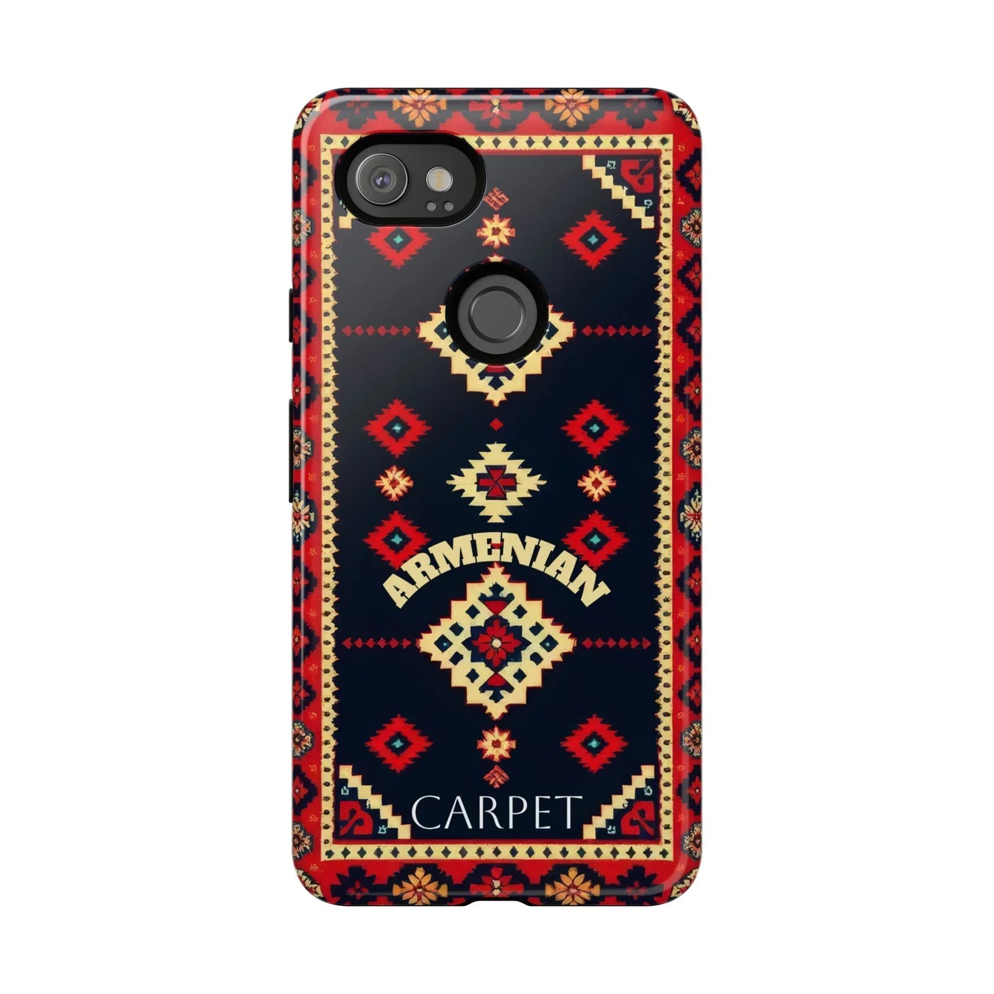 Armenian Carpet Design Phone Case for Samsung Galaxy and Google Pixel Models - KarArmDesign