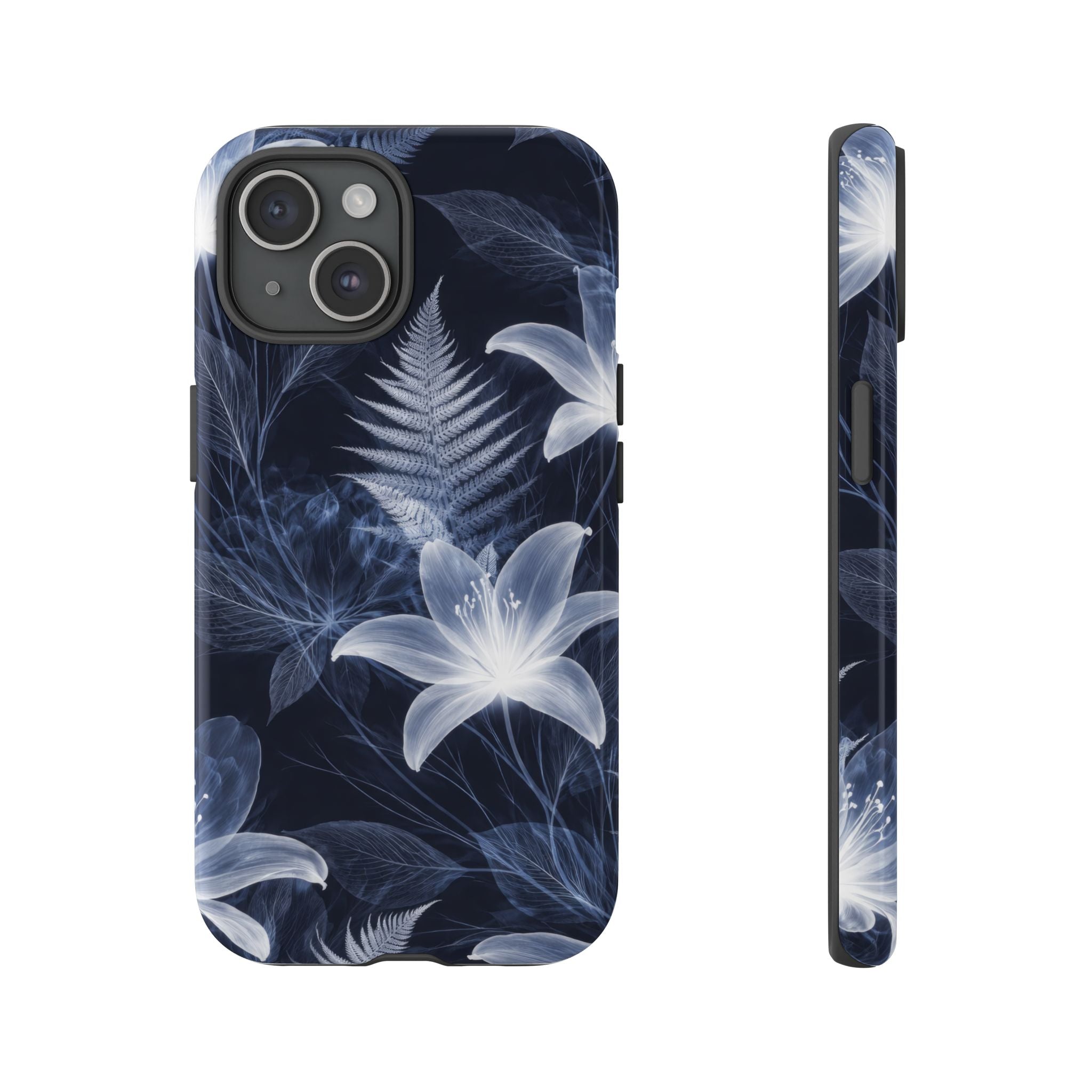 Moonlight Garden Phone Case for iPhone 11-17 and Galaxy S20-S26