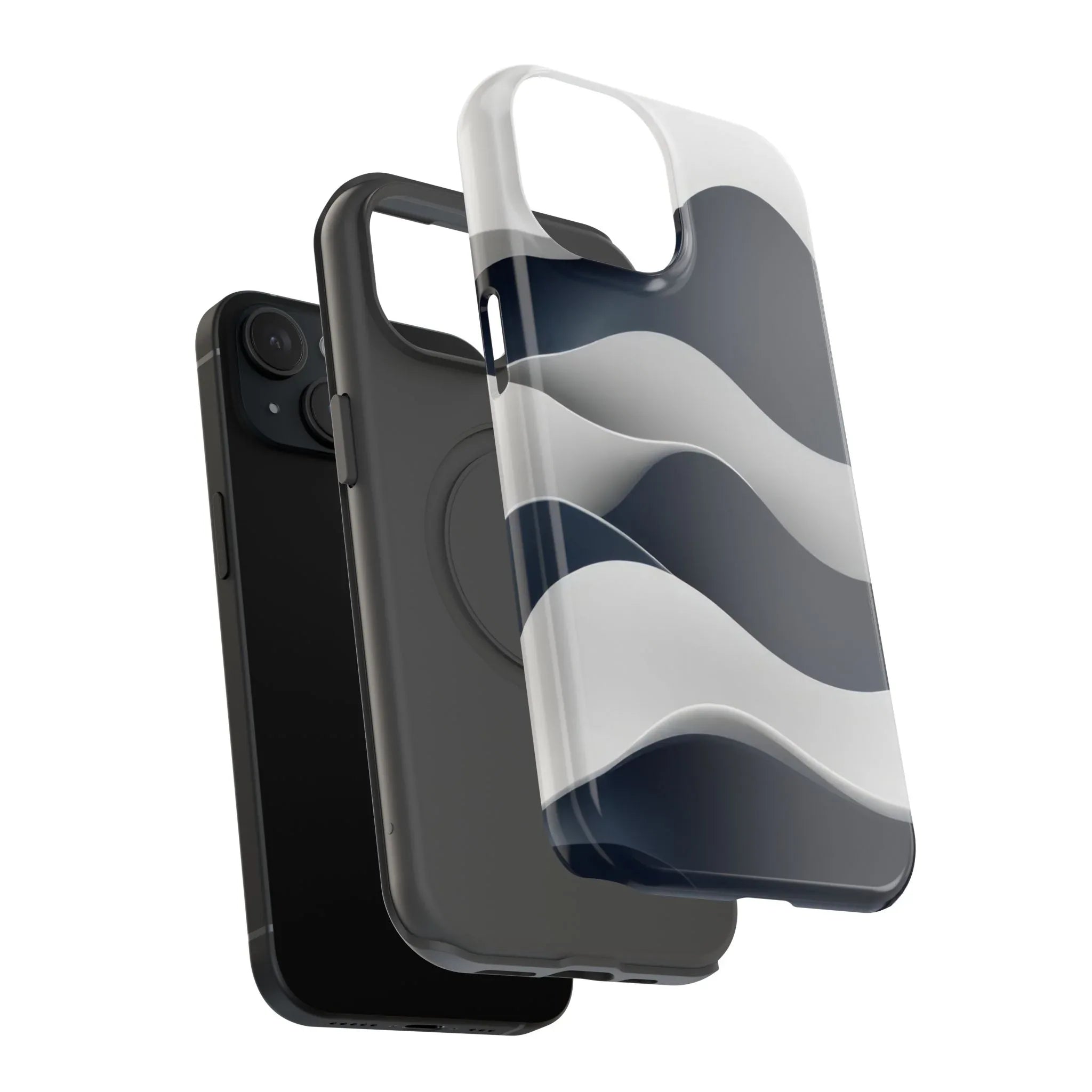 Ocean Flow Phone Case for iPhone 11-17 and Galaxy S21-S22 - KARARMDESIGN