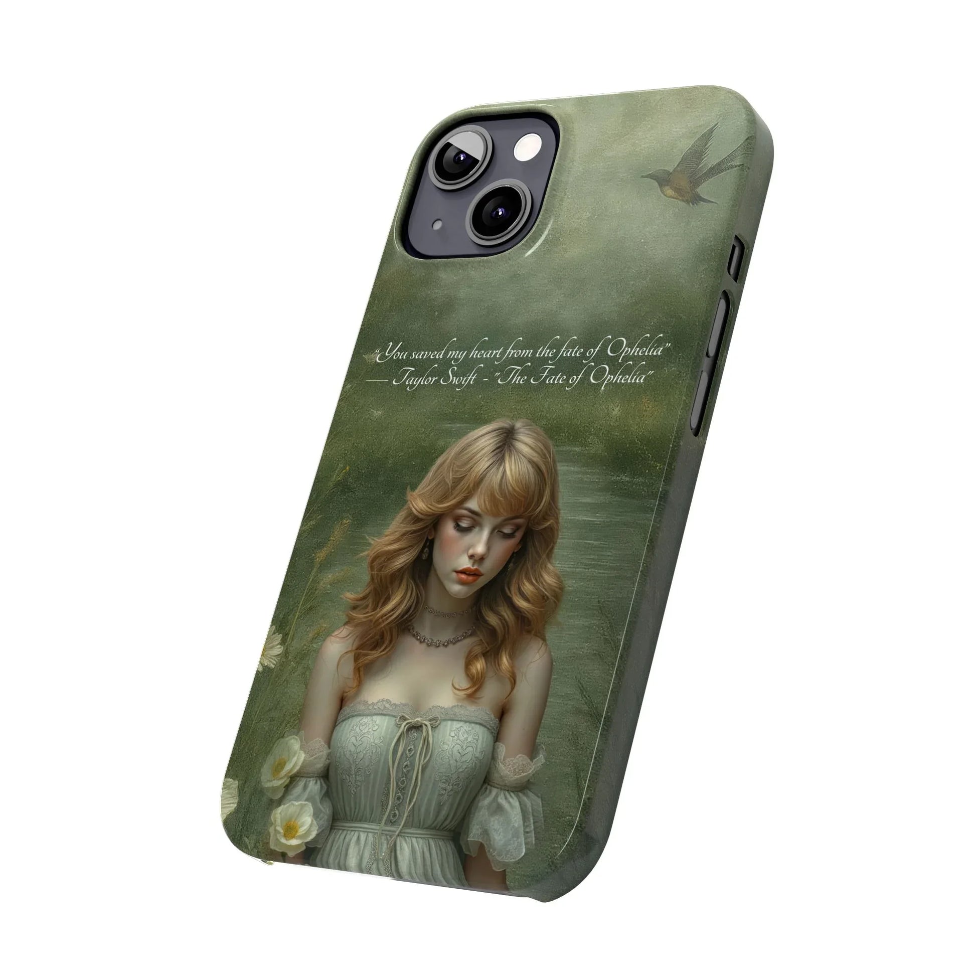 "Melancholic Ophelia" Phone Case for iPhone 11-17 - KARARMDESIGN