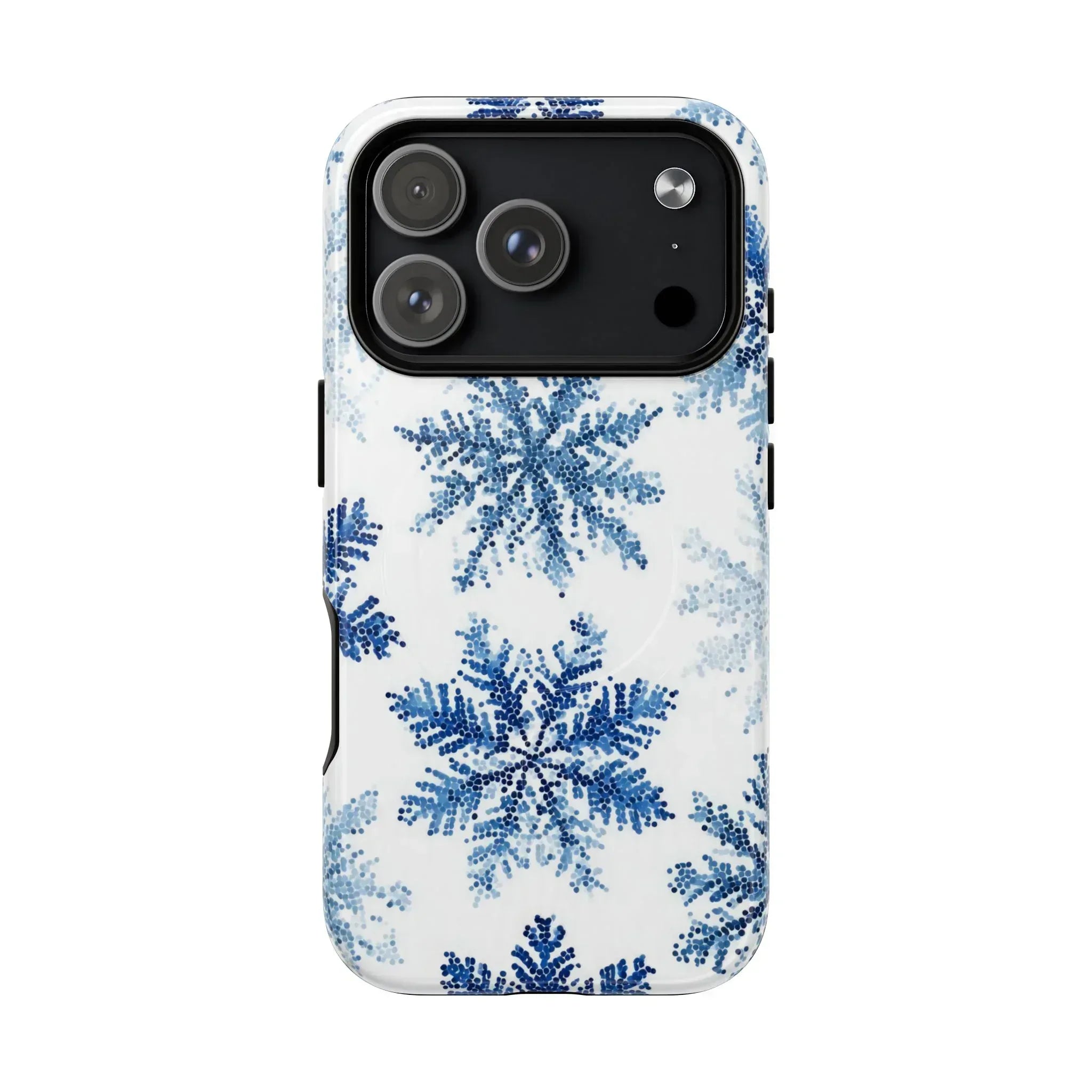 Snowflake Elegance Phone Case for iPhone 13-17 - KARARMDESIGN