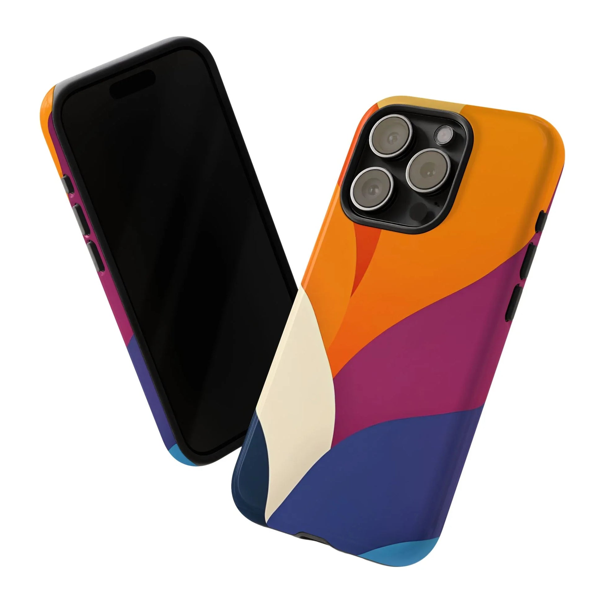 Vibrant Abstract Design Phone Case for iPhone and Galaxy - KARARMDESIGN