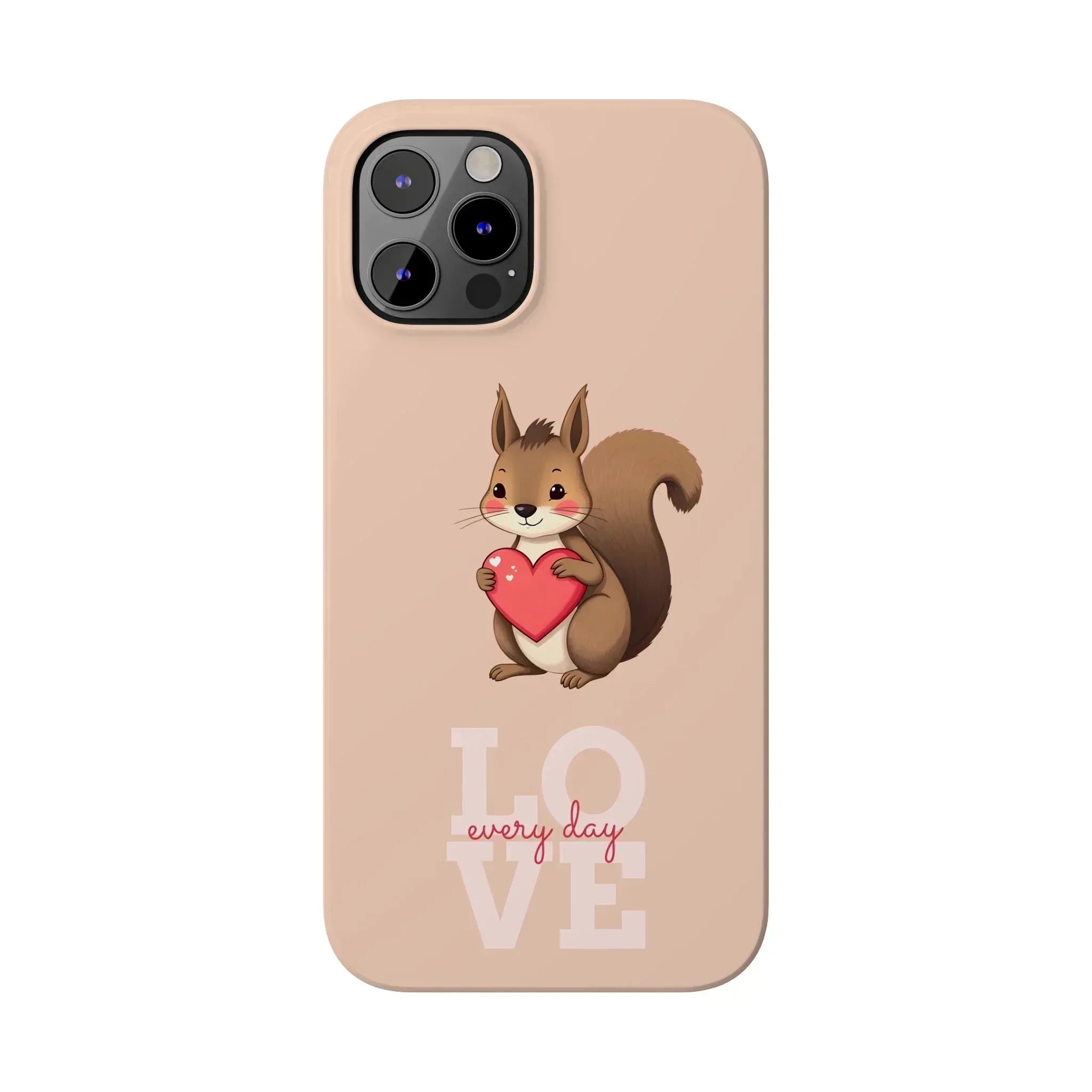 Cute Squirrel Phone Case for iPhone 11-17 - KARARMDESIGN