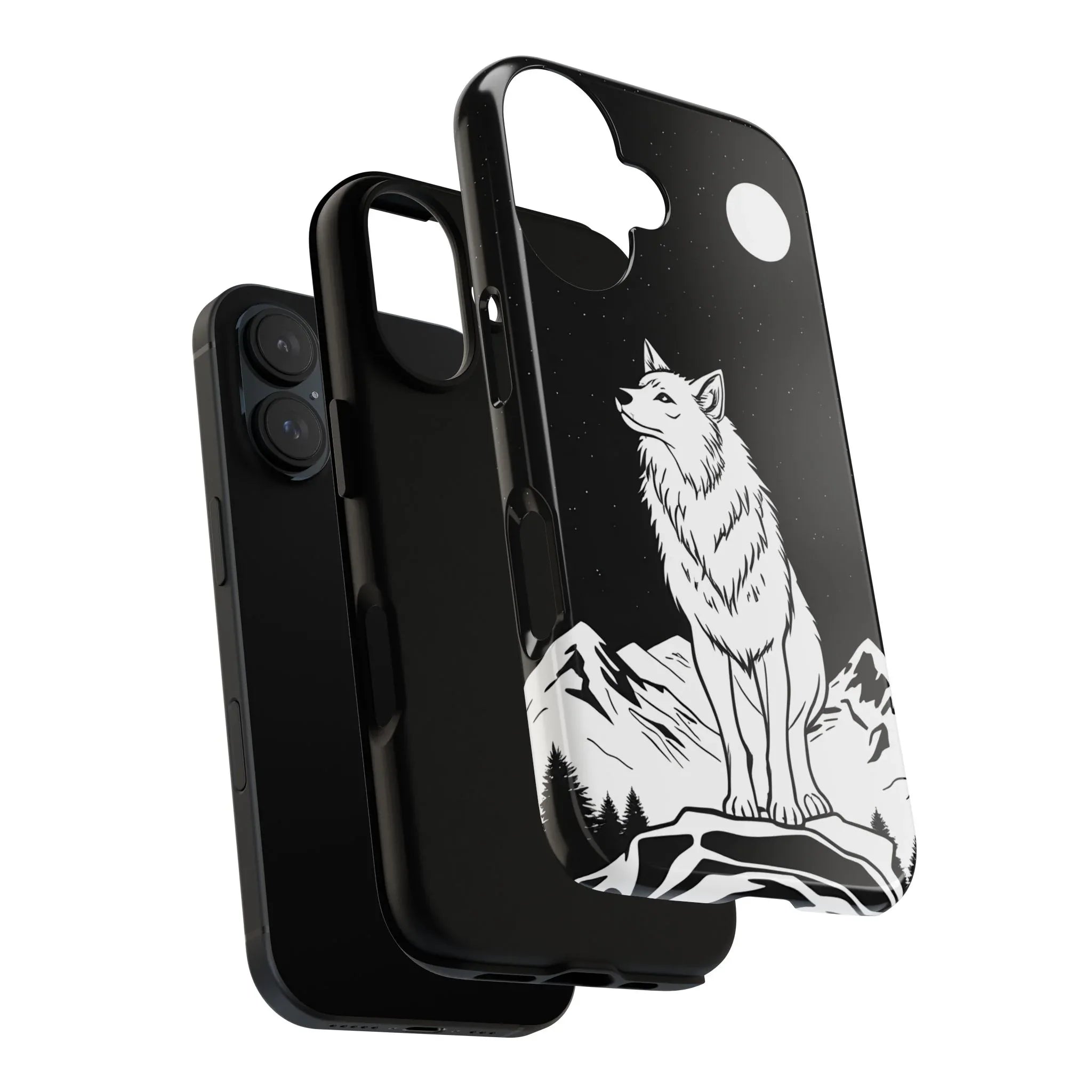 Majestic Wolf Phone Case for iPhone and Galaxy - KARARMDESIGN