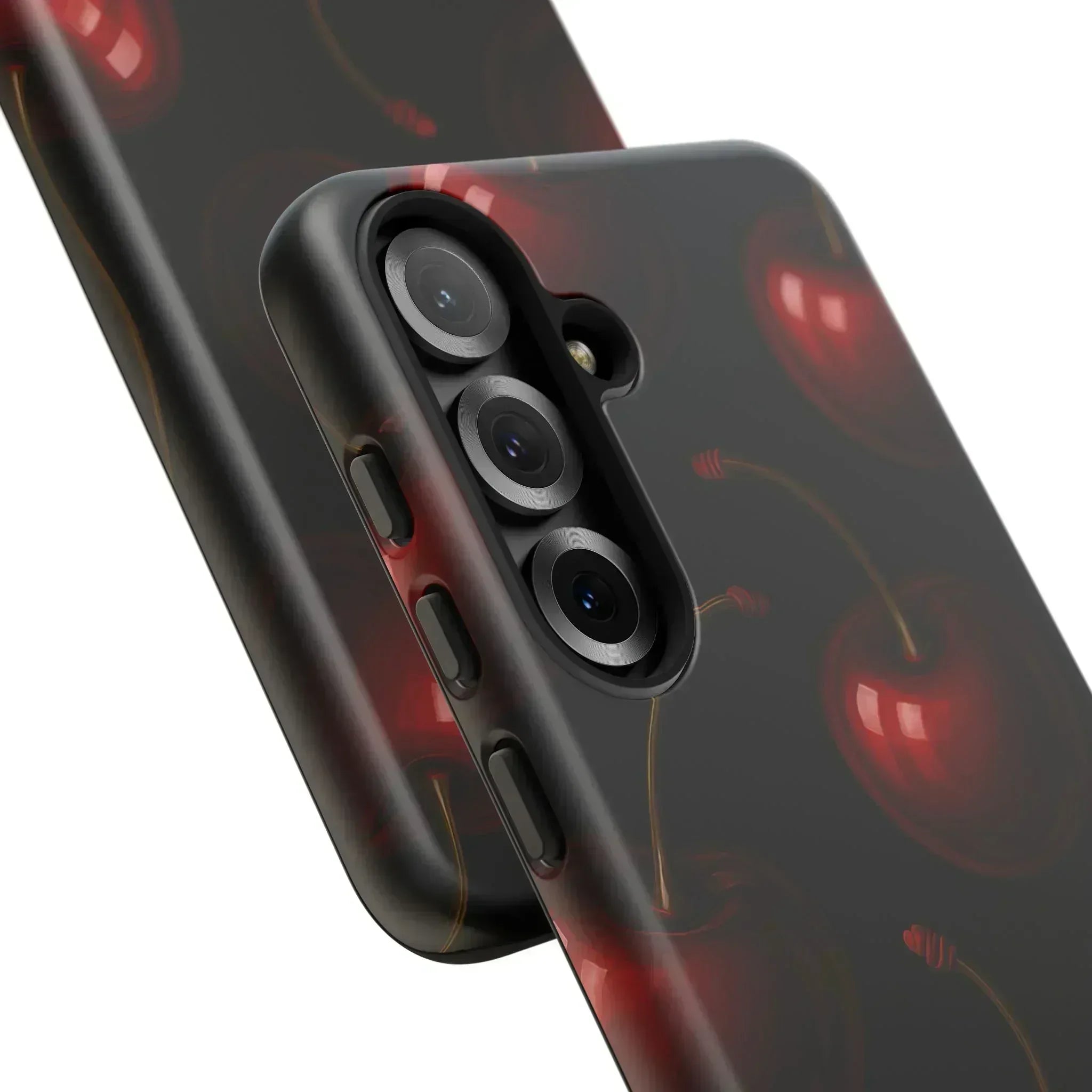 Cherry Phone Case for iPhone X-16 and Galaxy S20-S25 - KARARMDESIGN