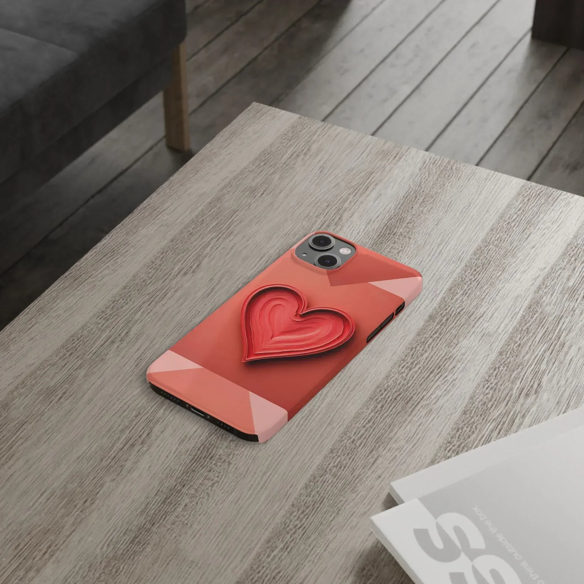 Heart Design Phone Case for iPhone 11-17 - KARARMDESIGN