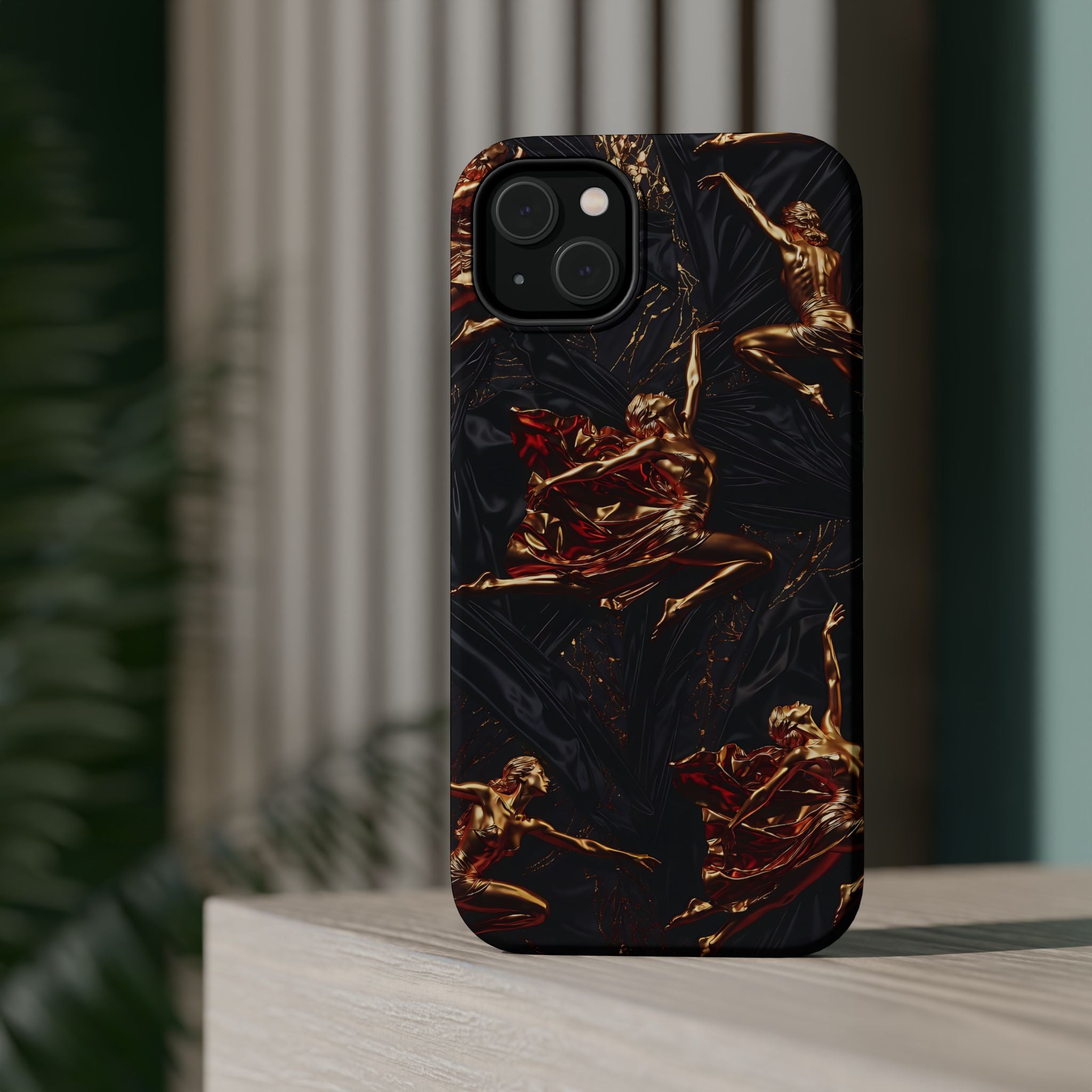 Gold Sculpture Phone Case for iPhone 13-17 & Samsung Galaxy S26