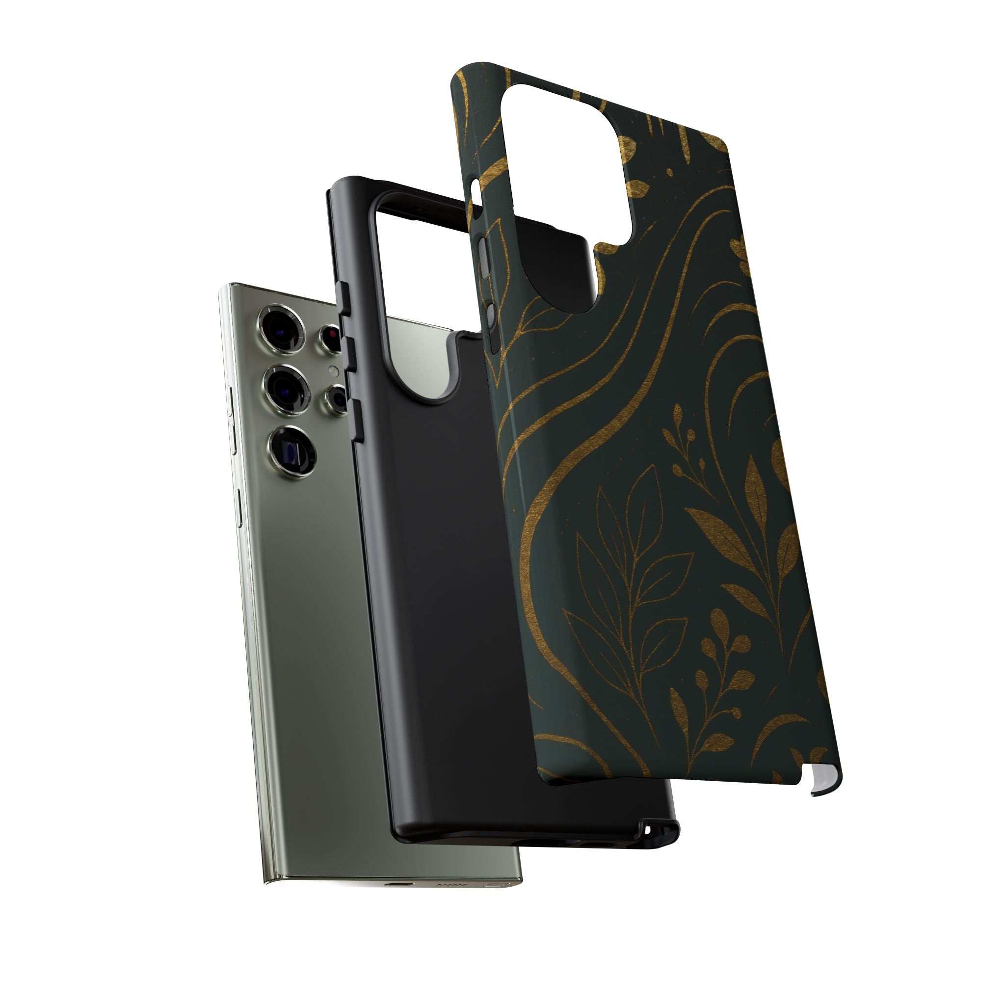 Gold Pattern Tough Phone Case for Samsung Galaxy & Google Pixel
