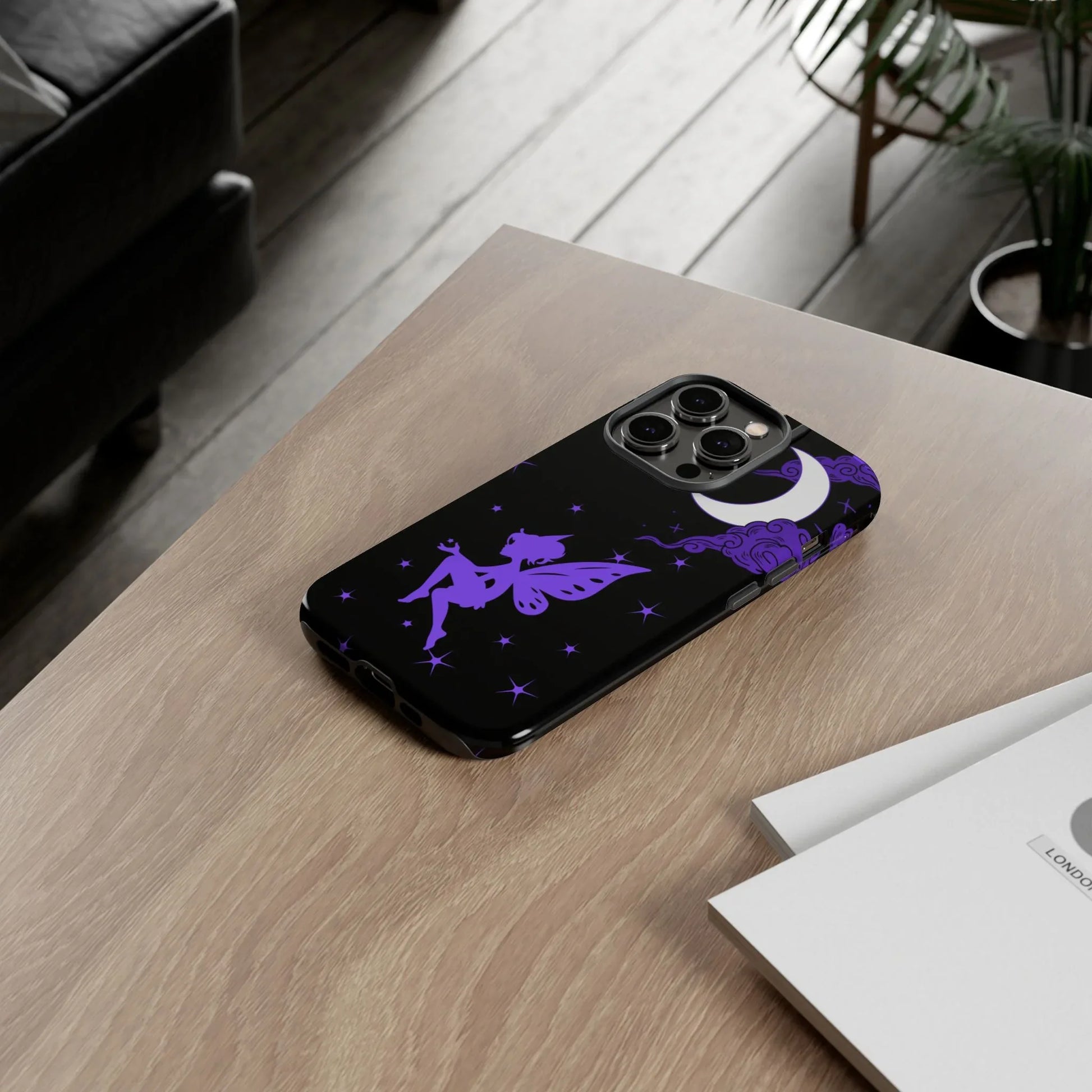 Moonlit Fairy Phone Case for iPhone 8-16 and Galaxy S10-S23 - KARARMDESIGN