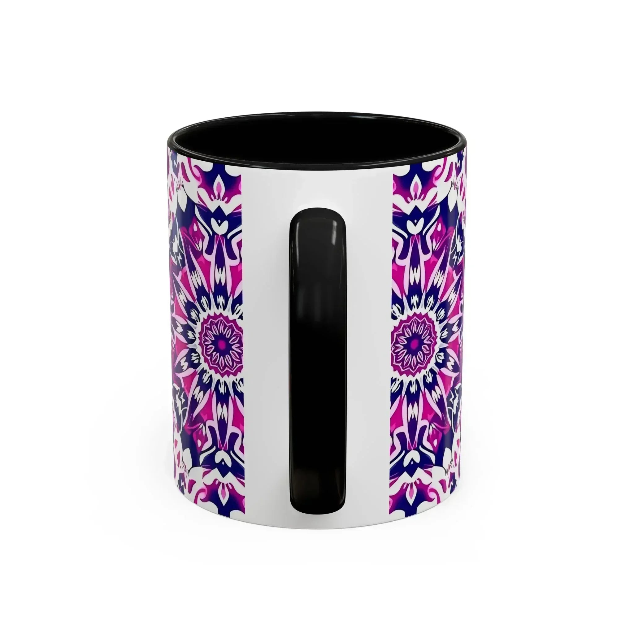 Vibrant Mandala Burst Ceramic Coffee Mug -11 & 15oz - KARARMDESIGN
