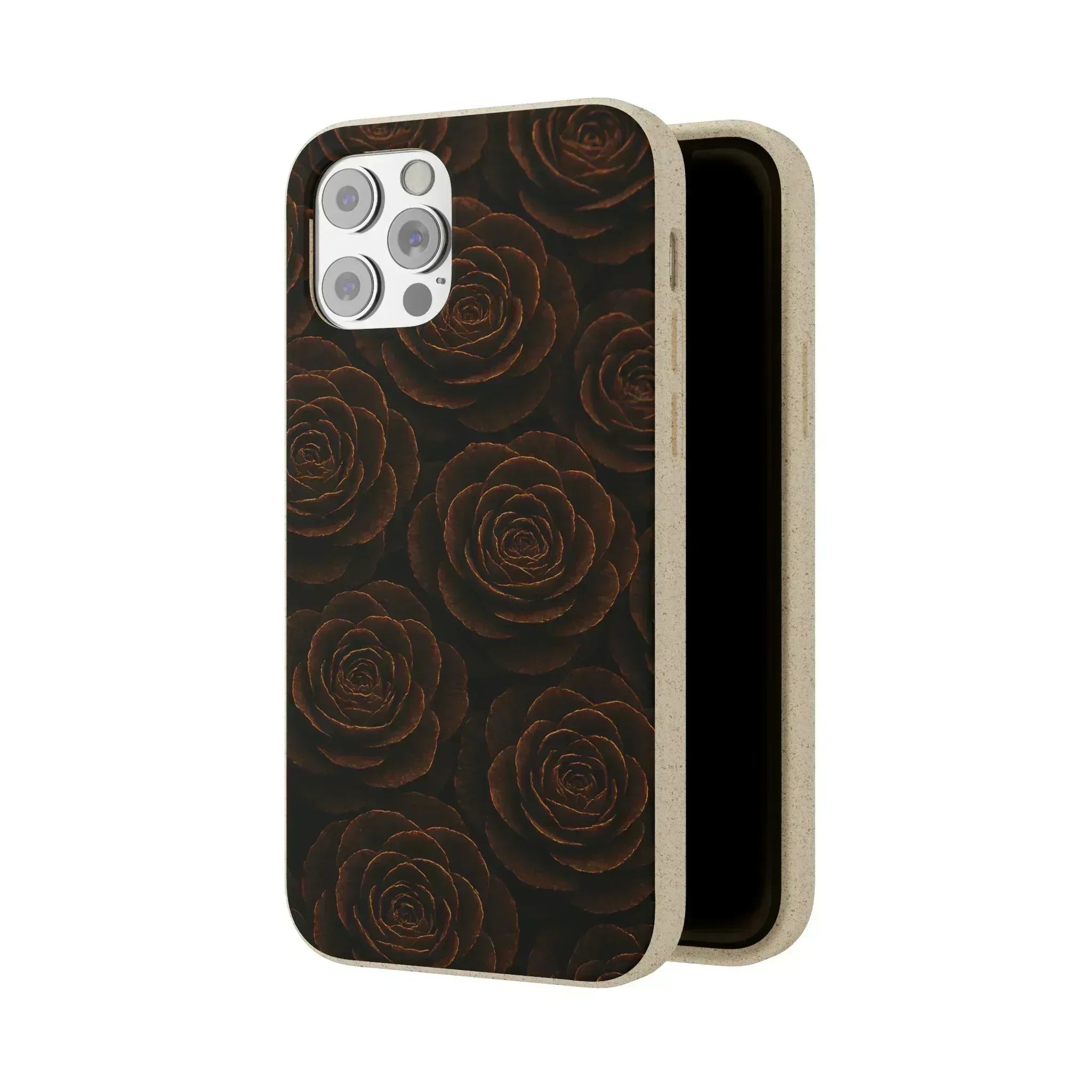 Wooden Roses Phone Case for iPhone 11-16 and Samsung Galaxy S20-S22 - KARARMDESIGN