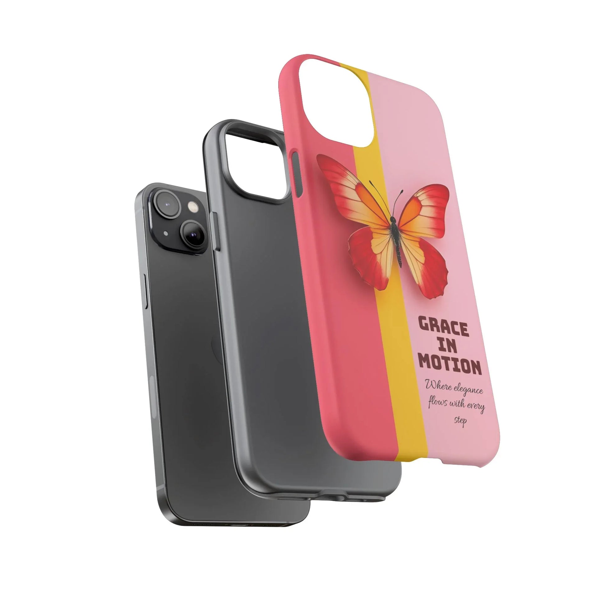 Grace in Motion – Elegant Phone Case for iPhone, Galaxy & Pixel - KARARMDESIGN