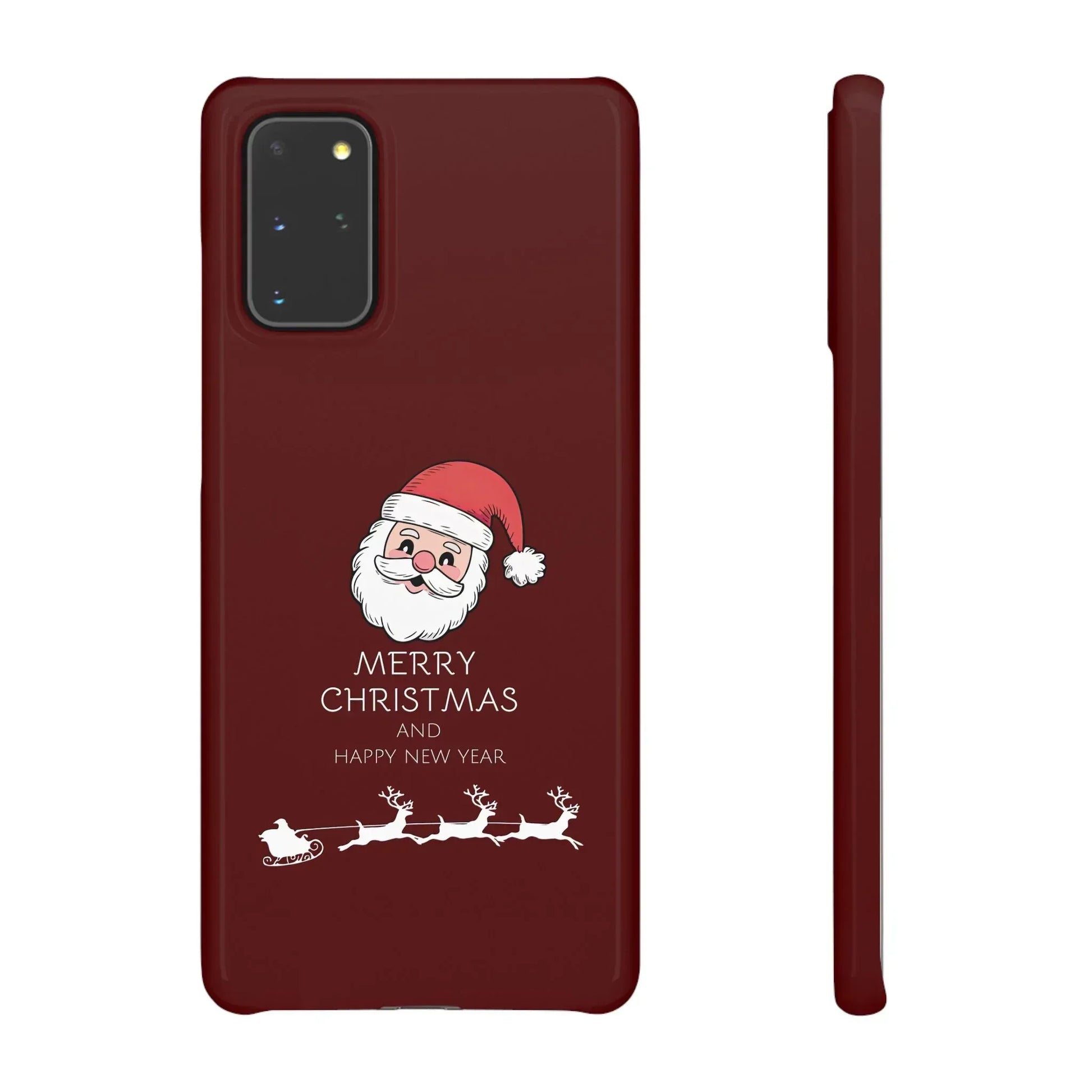 Crimson Claus Phone Case for iPhone 8-17 and Galaxy S20-S25 - KARARMDESIGN