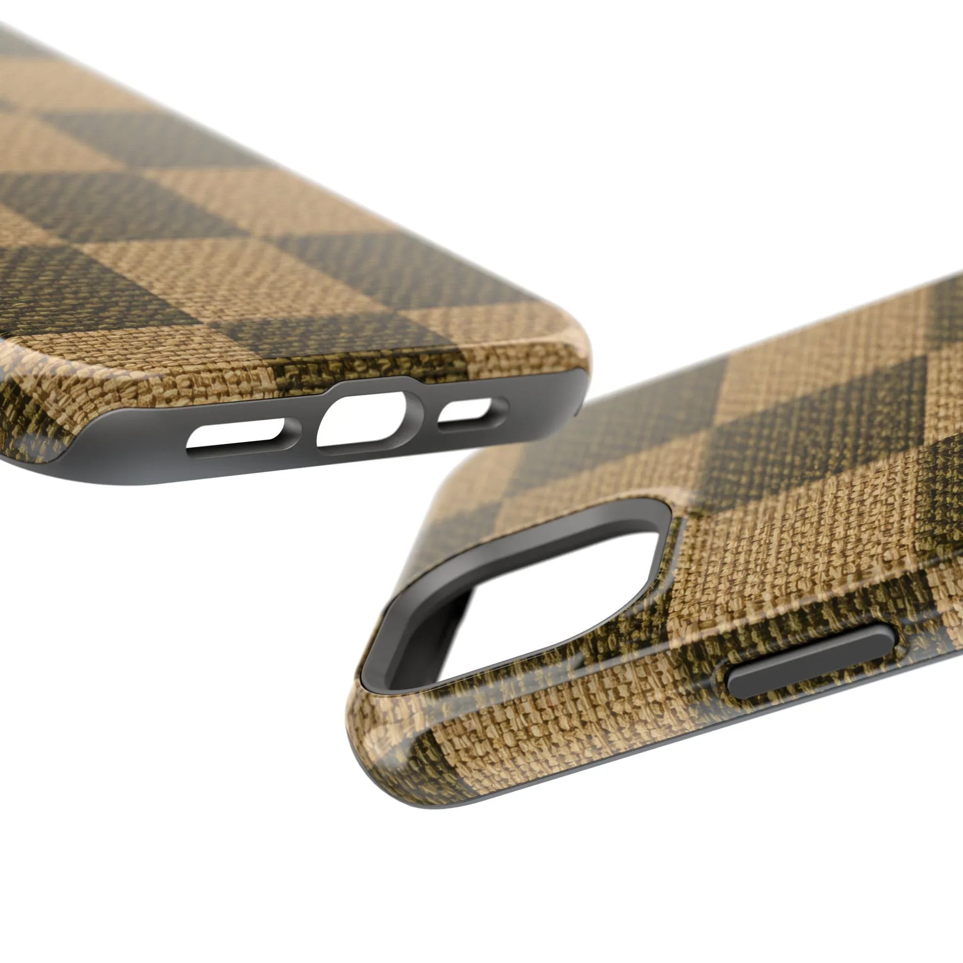Rustic Woven Phone Case for iPhone 11-17 and Galaxy S21-S22 - KARARMDESIGN