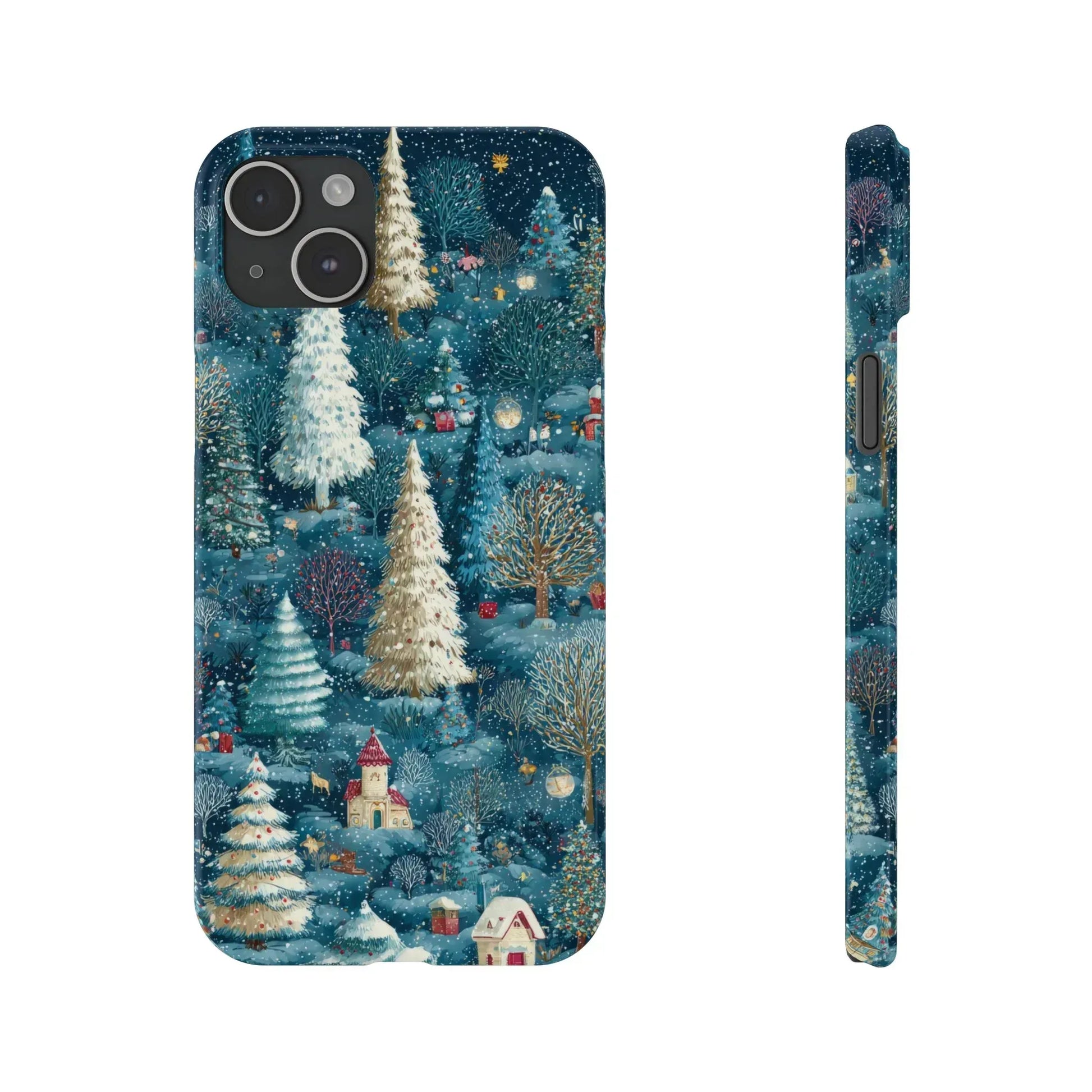 Frosty Forest Phone Case for iPhone 11-17 - KARARMDESIGN