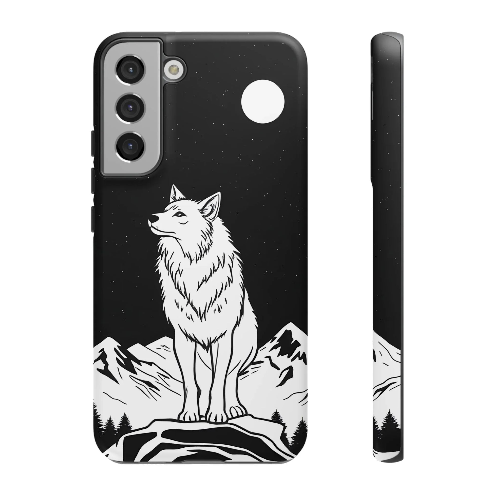 Majestic Wolf Phone Case for iPhone and Galaxy - KARARMDESIGN