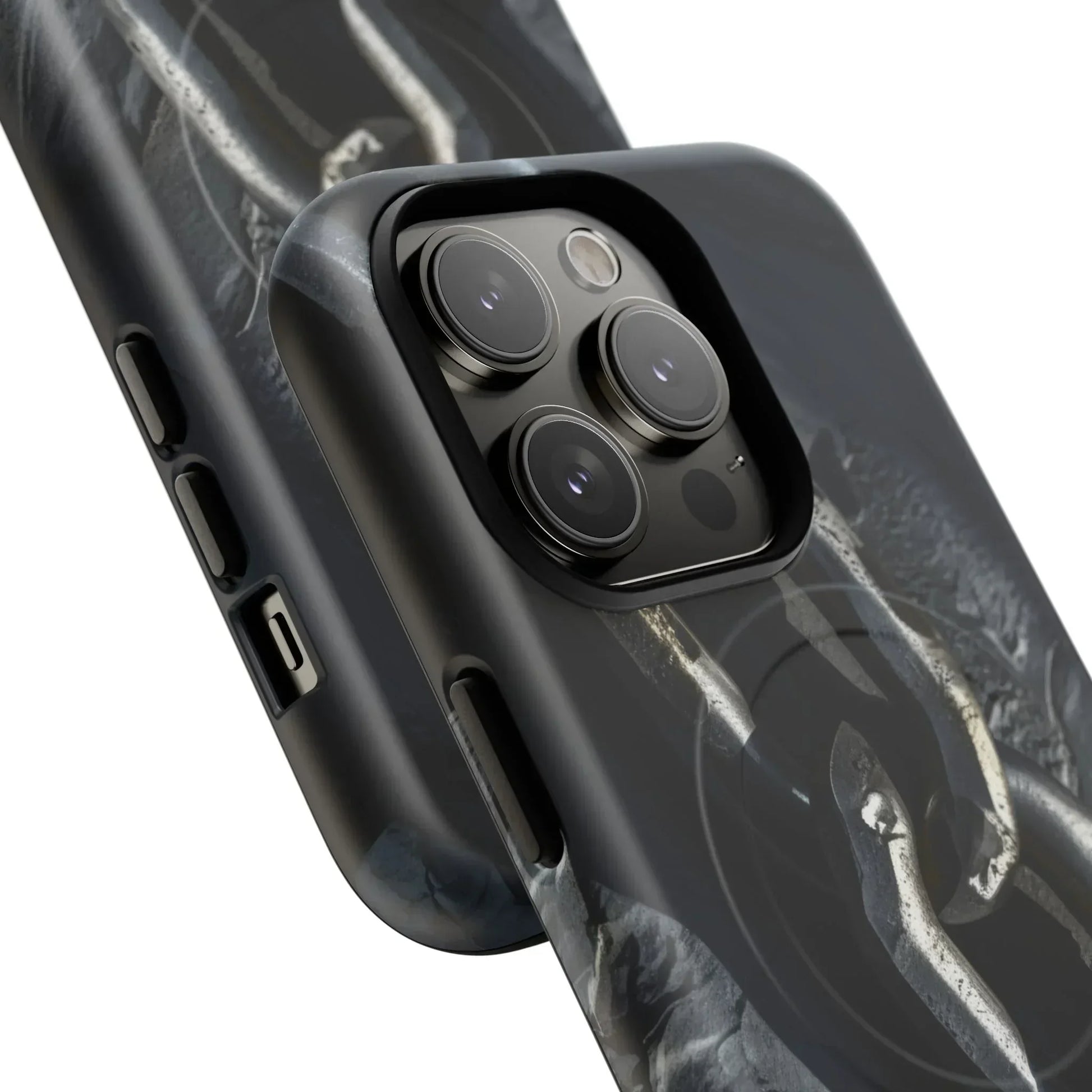 “Iron Chain” Tough Magnetic Phone Case for iPhone 14-16 Models - KarArmDesign