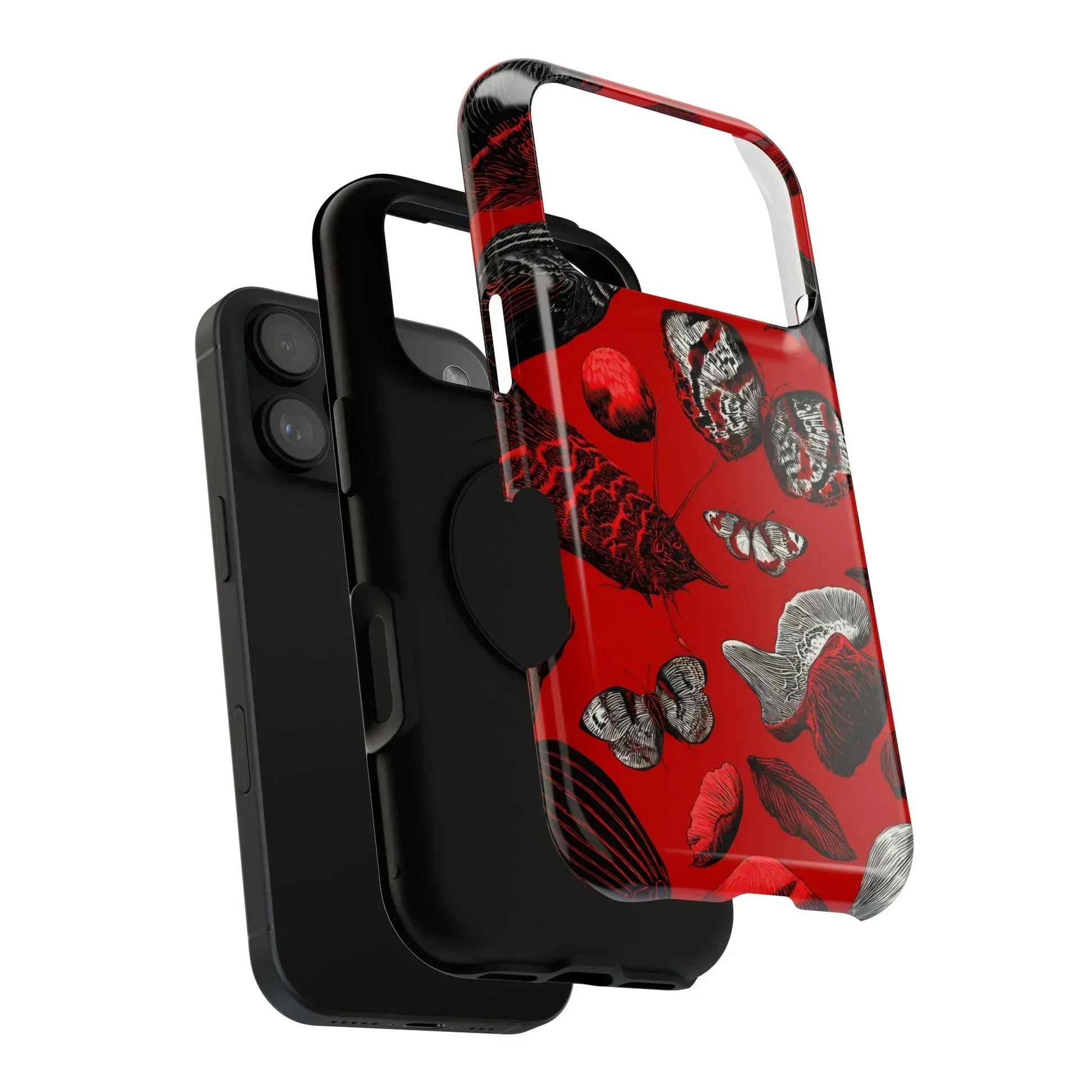 Crimson Wilderness Phone Case for iPhone 11-17 - KARARMDESIGN