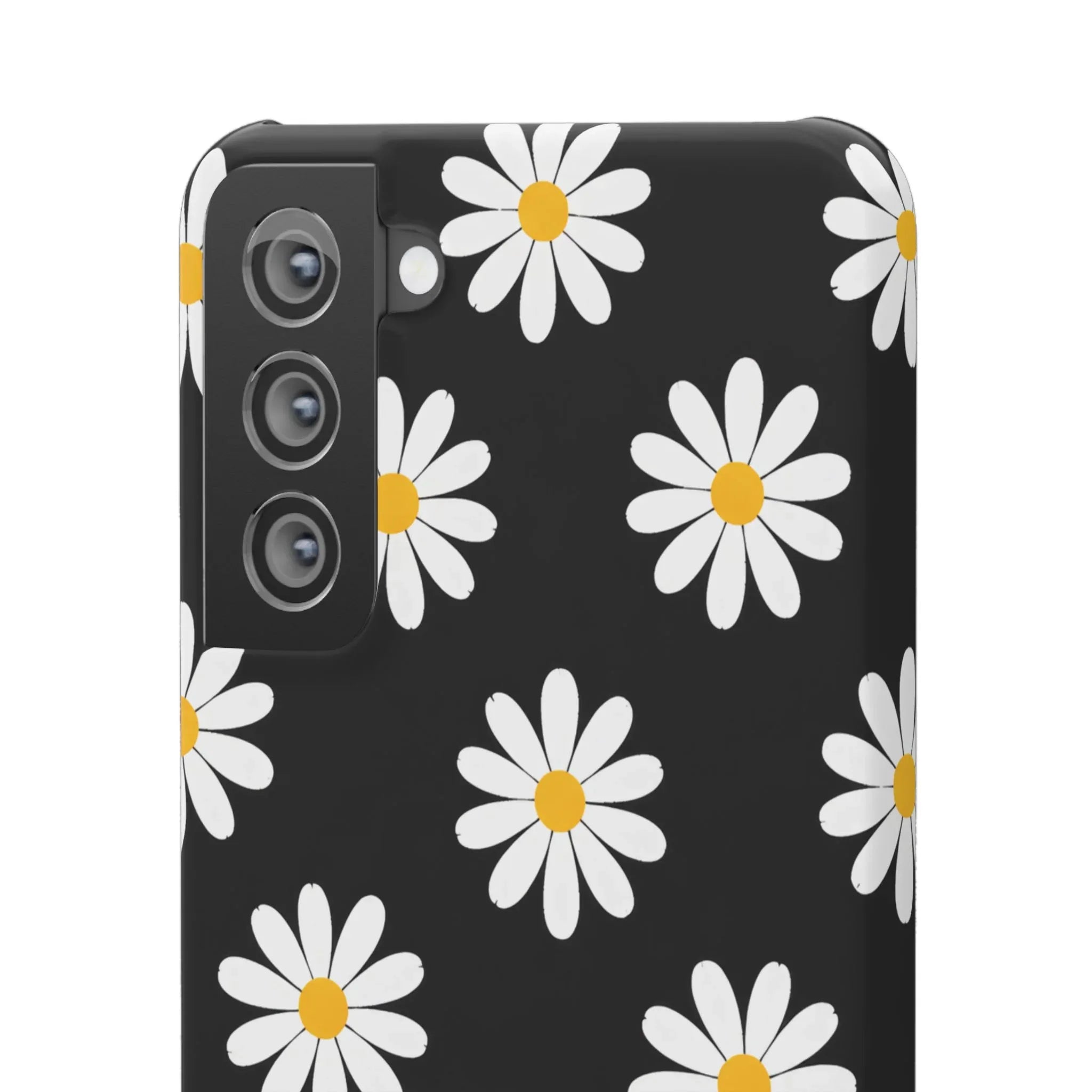Daisy Charm Phone Case for iPhone 11-17 and Galaxy S20-S25 - KARARMDESIGN
