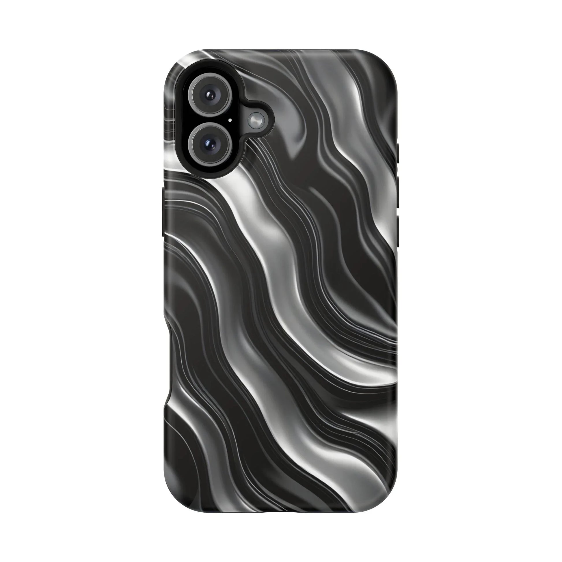 Wavy Illusion Marble Phone Case for iPhone 13-17 - KARARMDESIGN