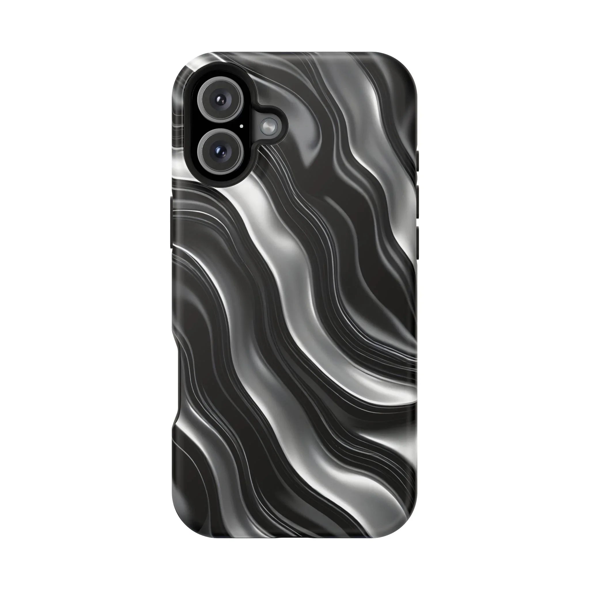Wavy Illusion Marble Phone Case for iPhone 13-17 - KARARMDESIGN