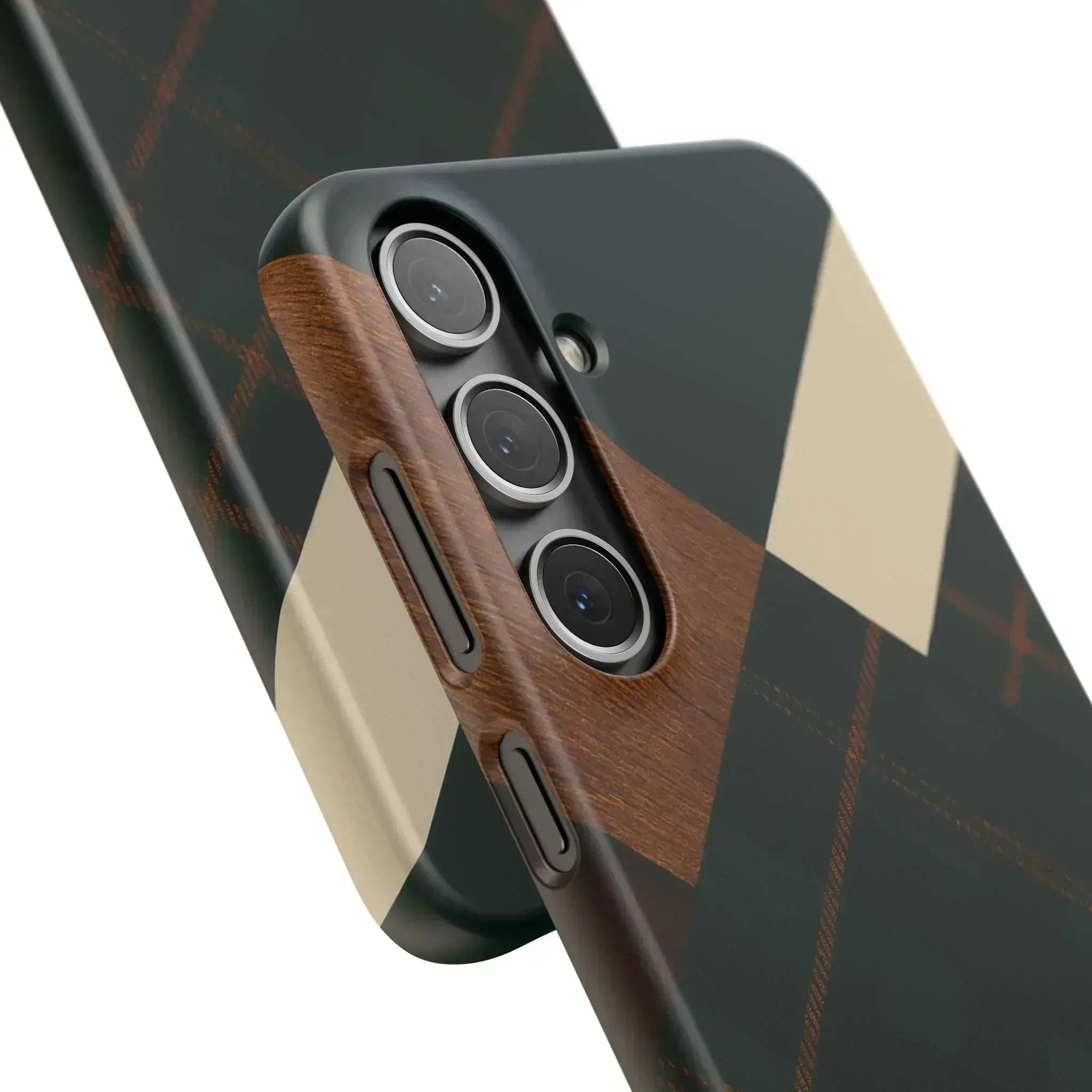 Rustic Green Phone Case for iPhone 8-16 and Galaxy S20-S24 - KARARMDESIGN