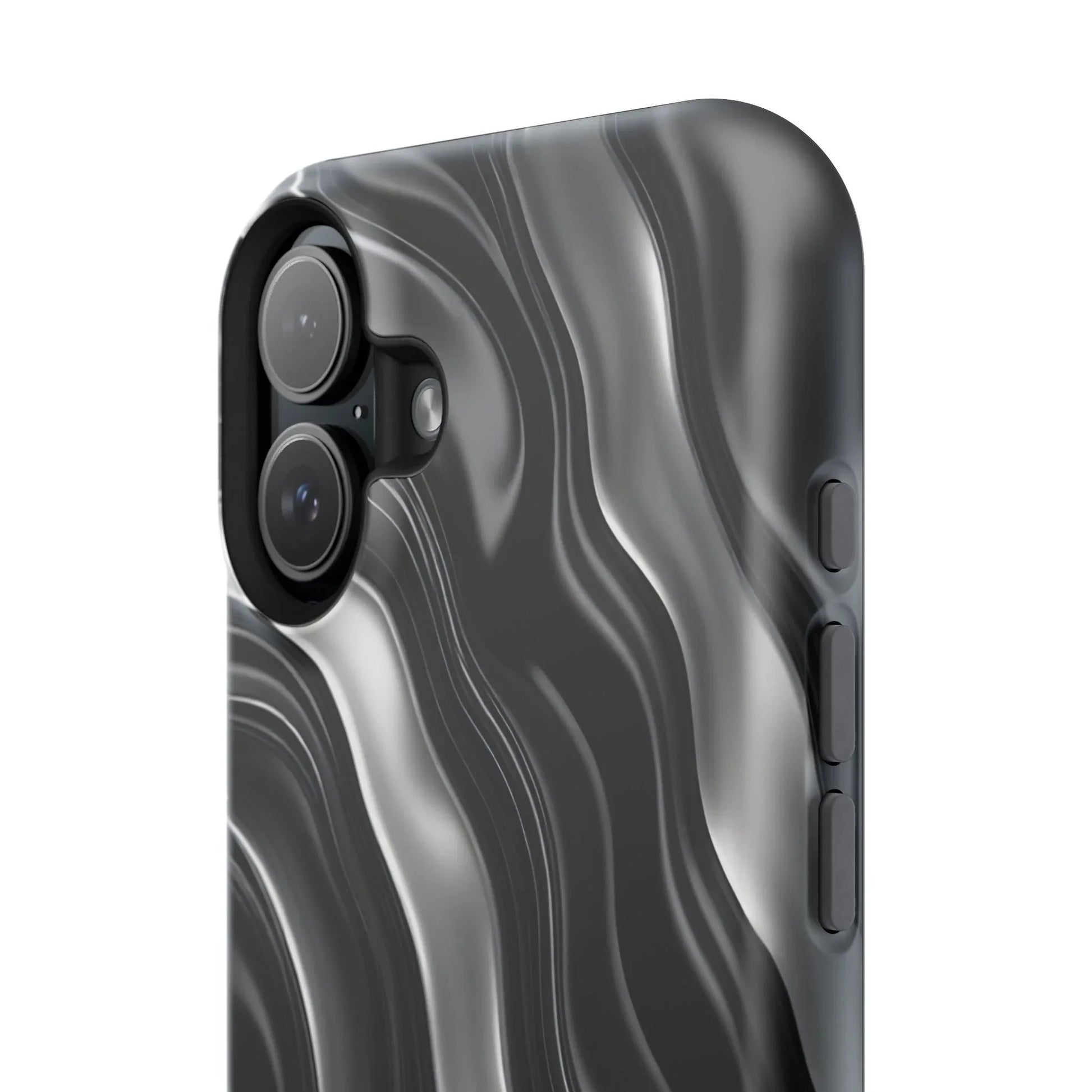 Wavy Illusion Marble Phone Case for iPhone 13-17 - KARARMDESIGN