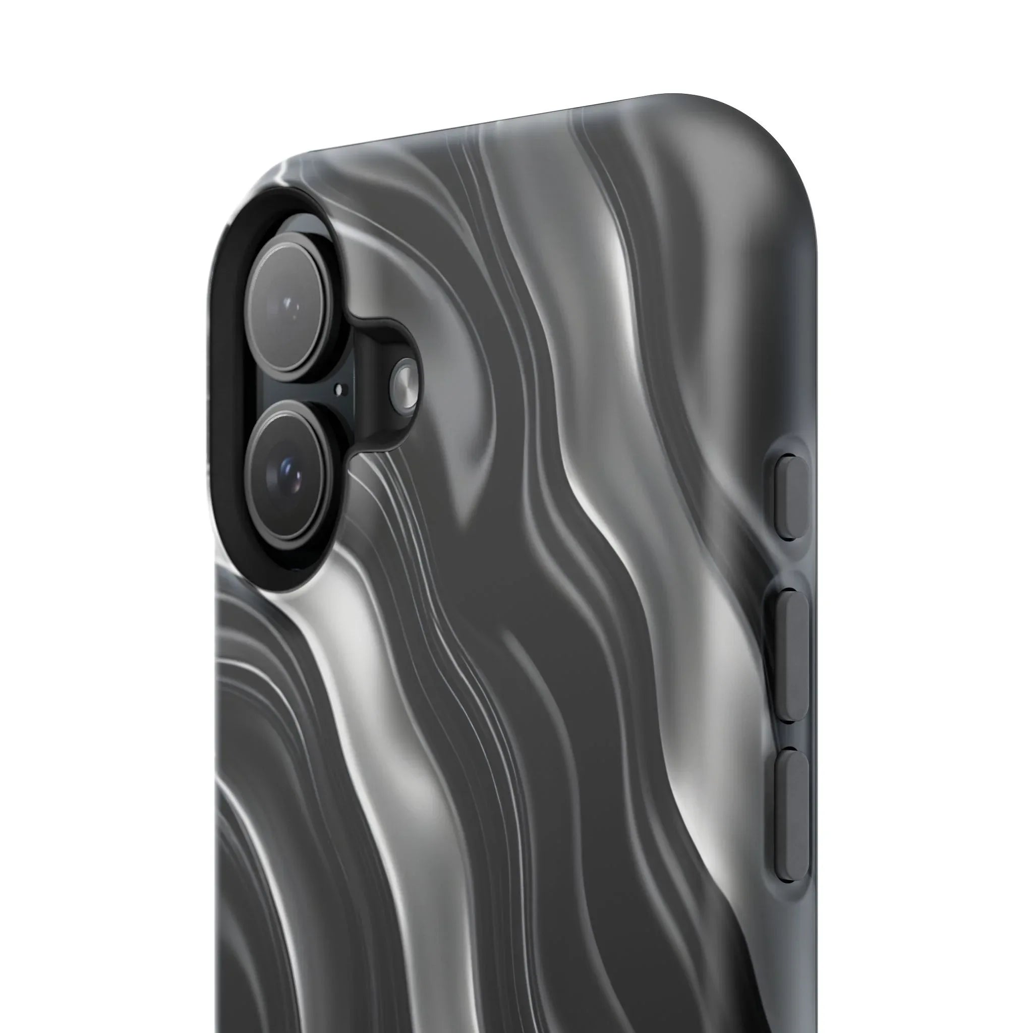 Wavy Illusion Marble Phone Case for iPhone 13-17 - KARARMDESIGN
