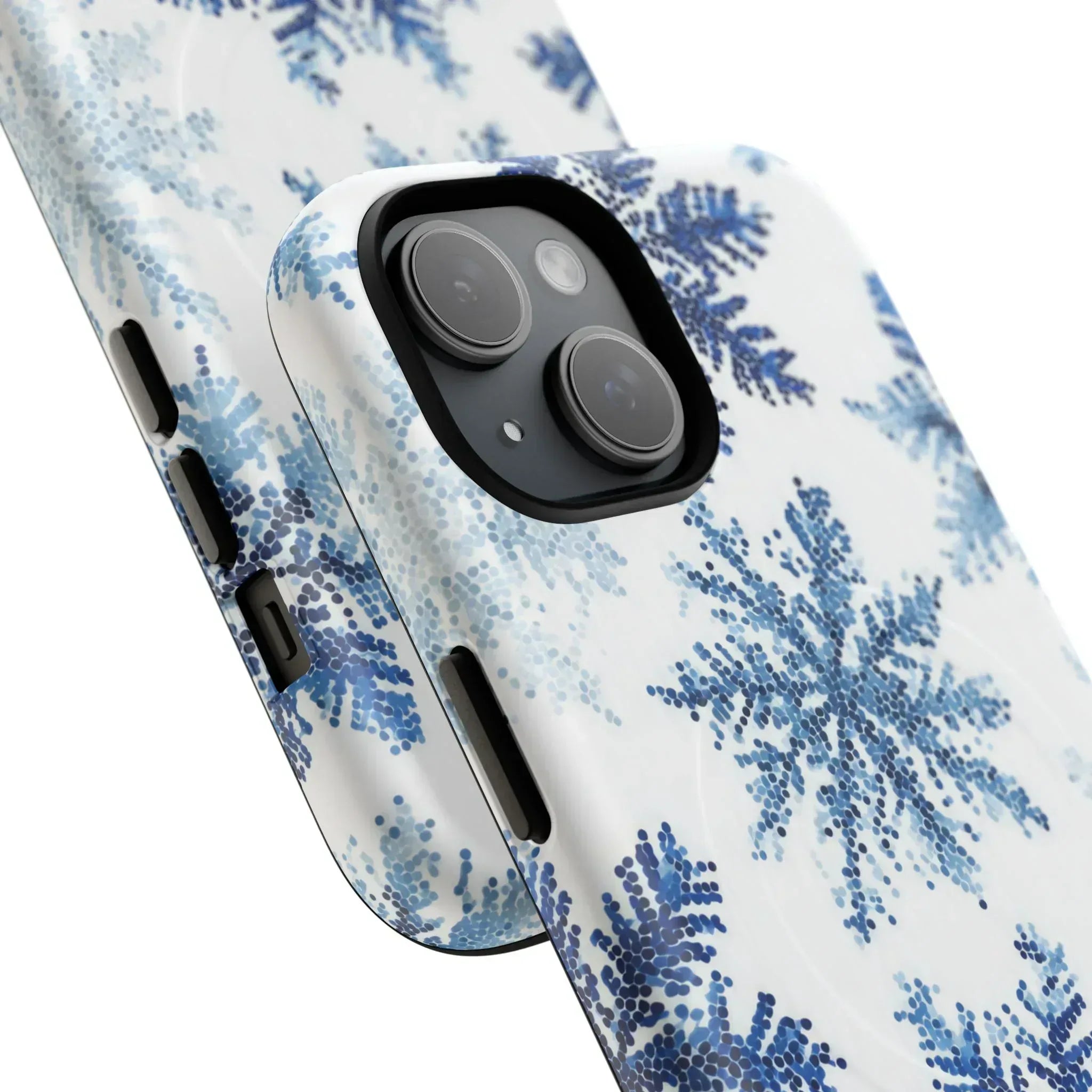 Snowflake Elegance Phone Case for iPhone 13-17 - KARARMDESIGN