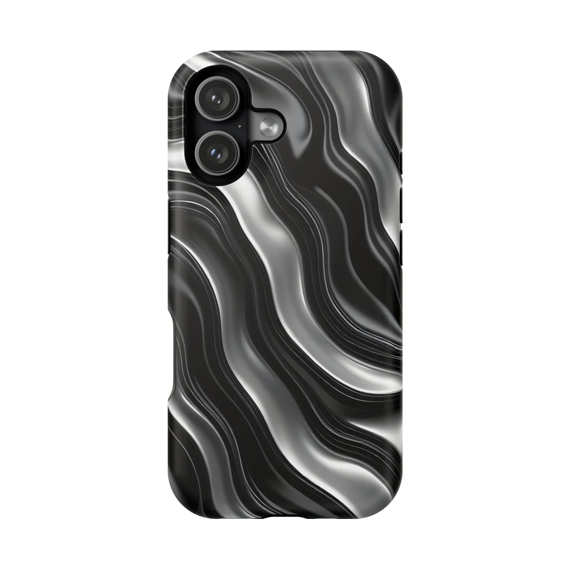 Wavy Illusion Marble Phone Case for iPhone 13-17 - KARARMDESIGN