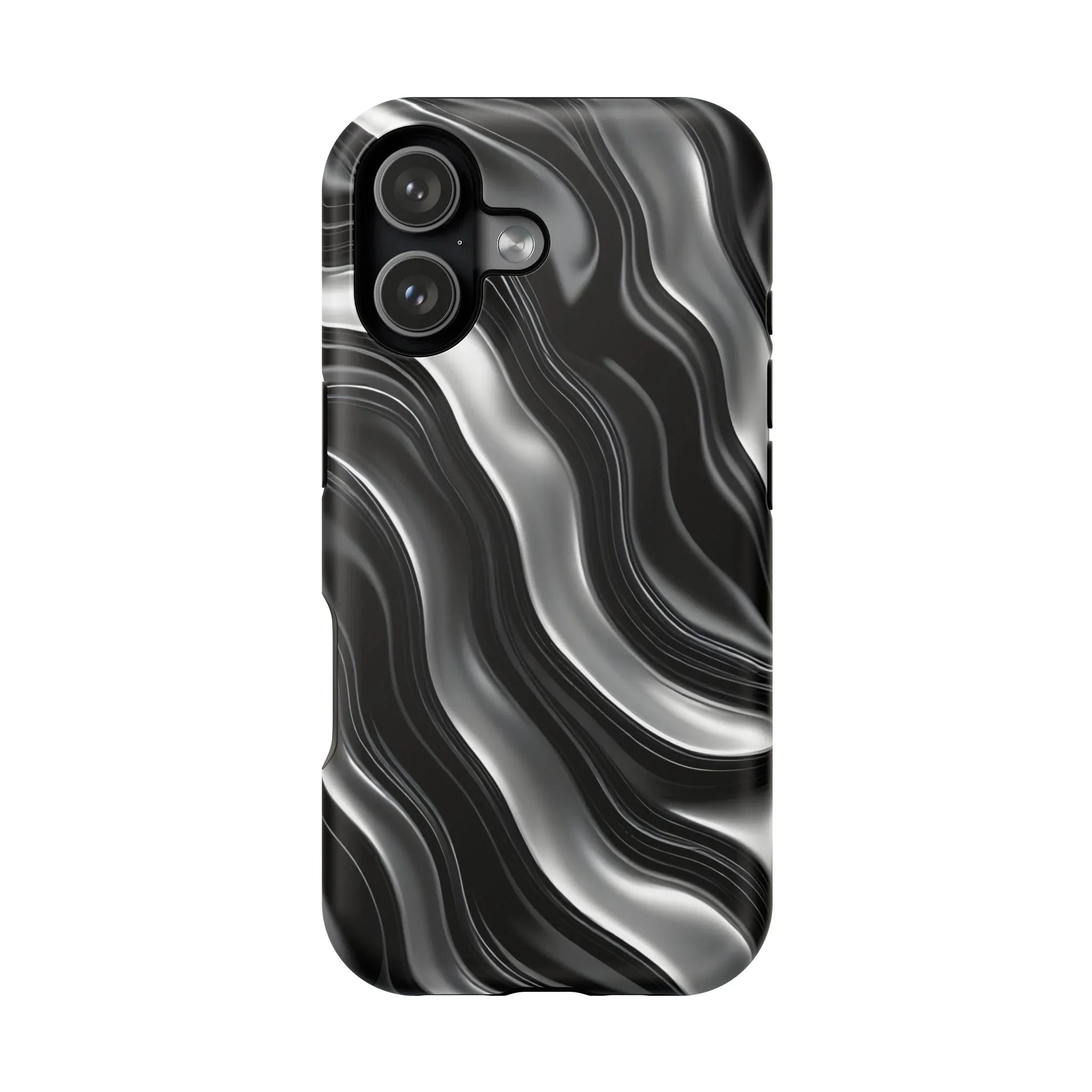 Wavy Illusion Marble Phone Case for iPhone 13-17 - KARARMDESIGN