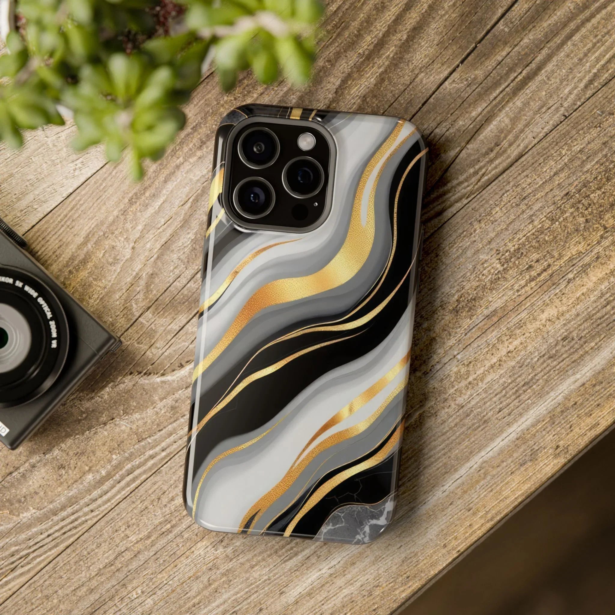 Modern Marble Flow Phone Case for iPhone 11-17 - KARARMDESIGN