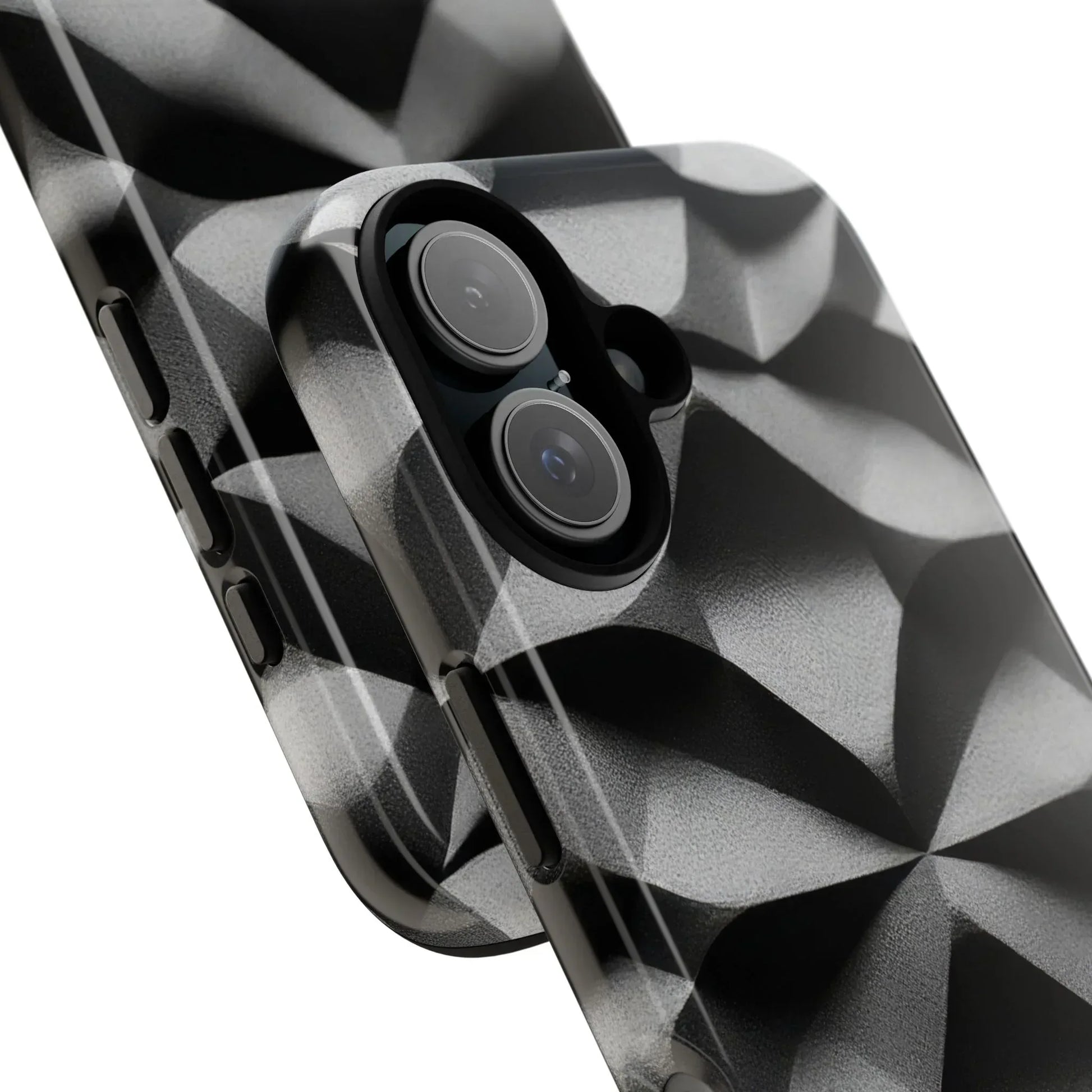3D Geometric Phone Case for iPhone 8–17 - KARARMDESIGN