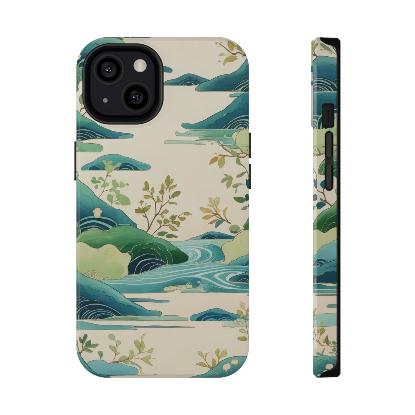 Nature Landscape Phone Case for iPhone 12-16 and Samsung Galaxy S21-S22 Models - KarArmDesign