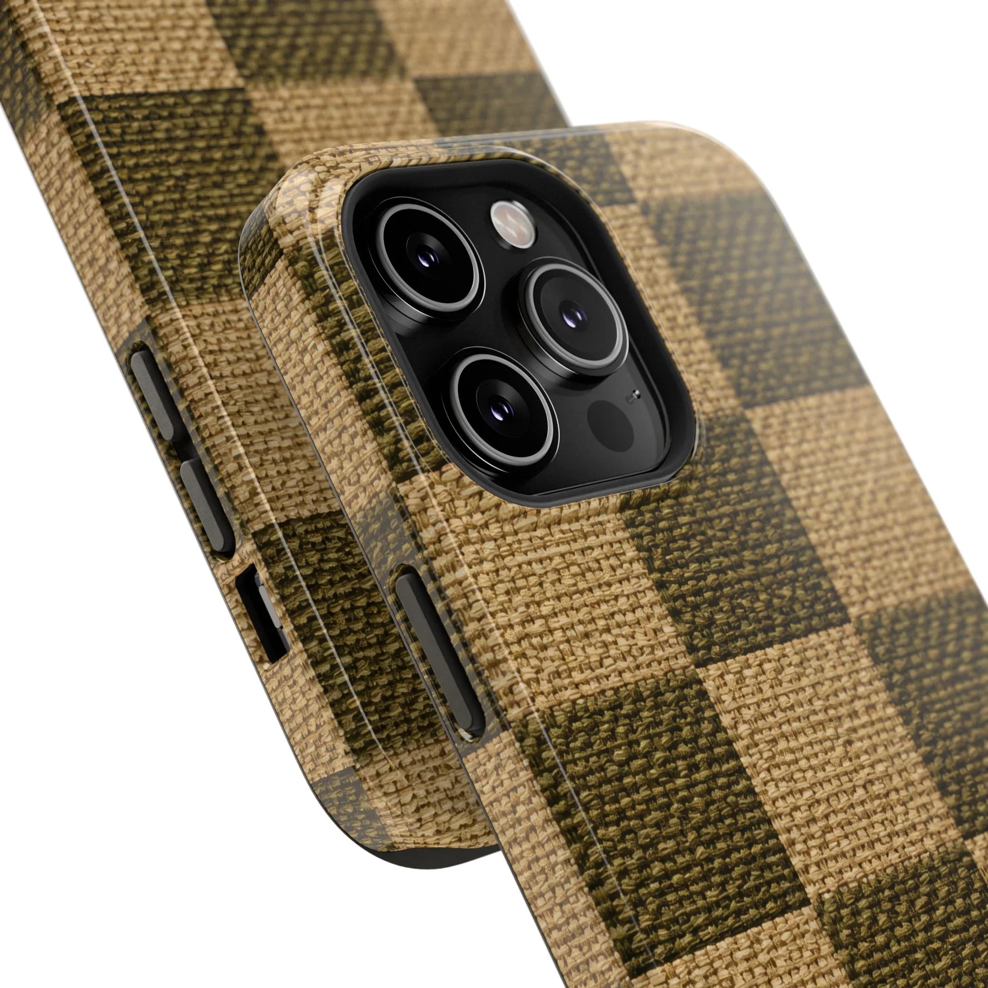 Rustic Woven Phone Case for iPhone 11-17 and Galaxy S21-S22 - KARARMDESIGN