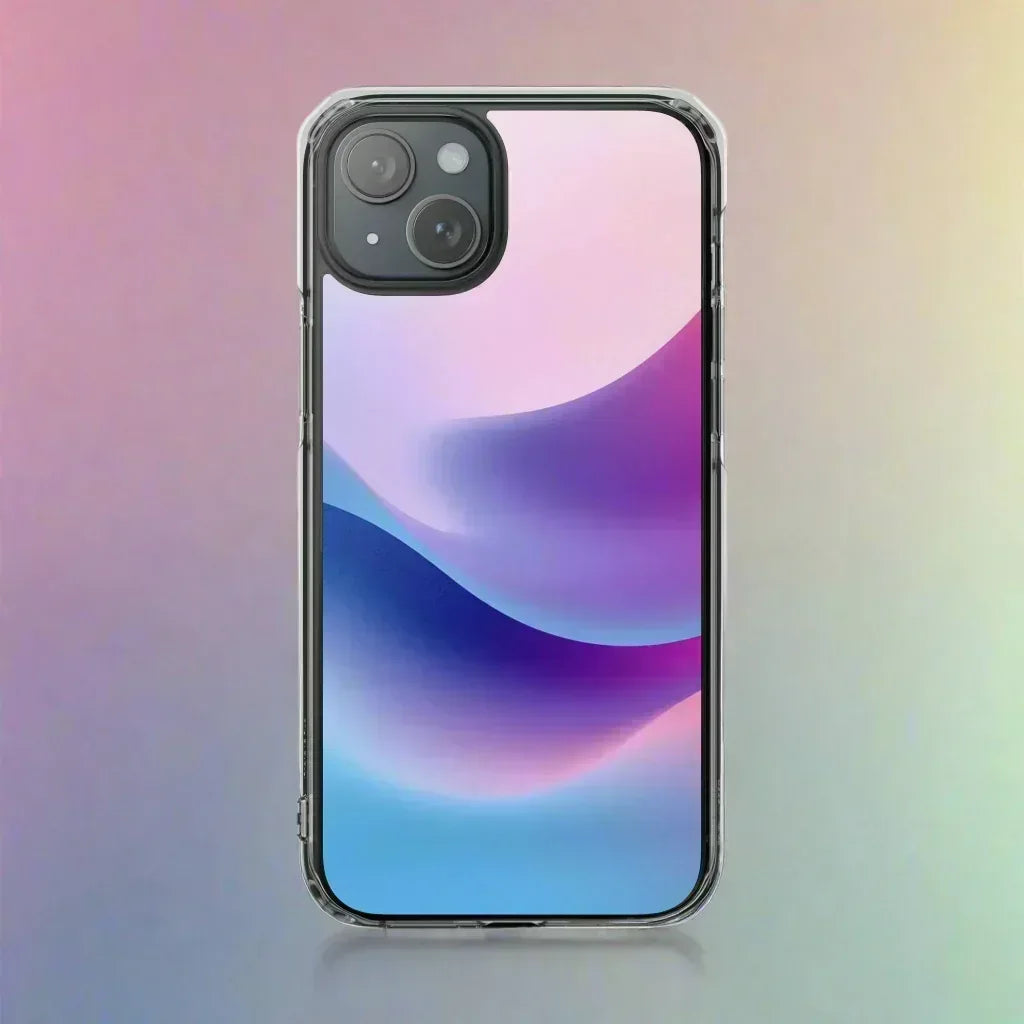 Pastel Wave Phone Case for iPhone 14–16 - KARARMDESIGN