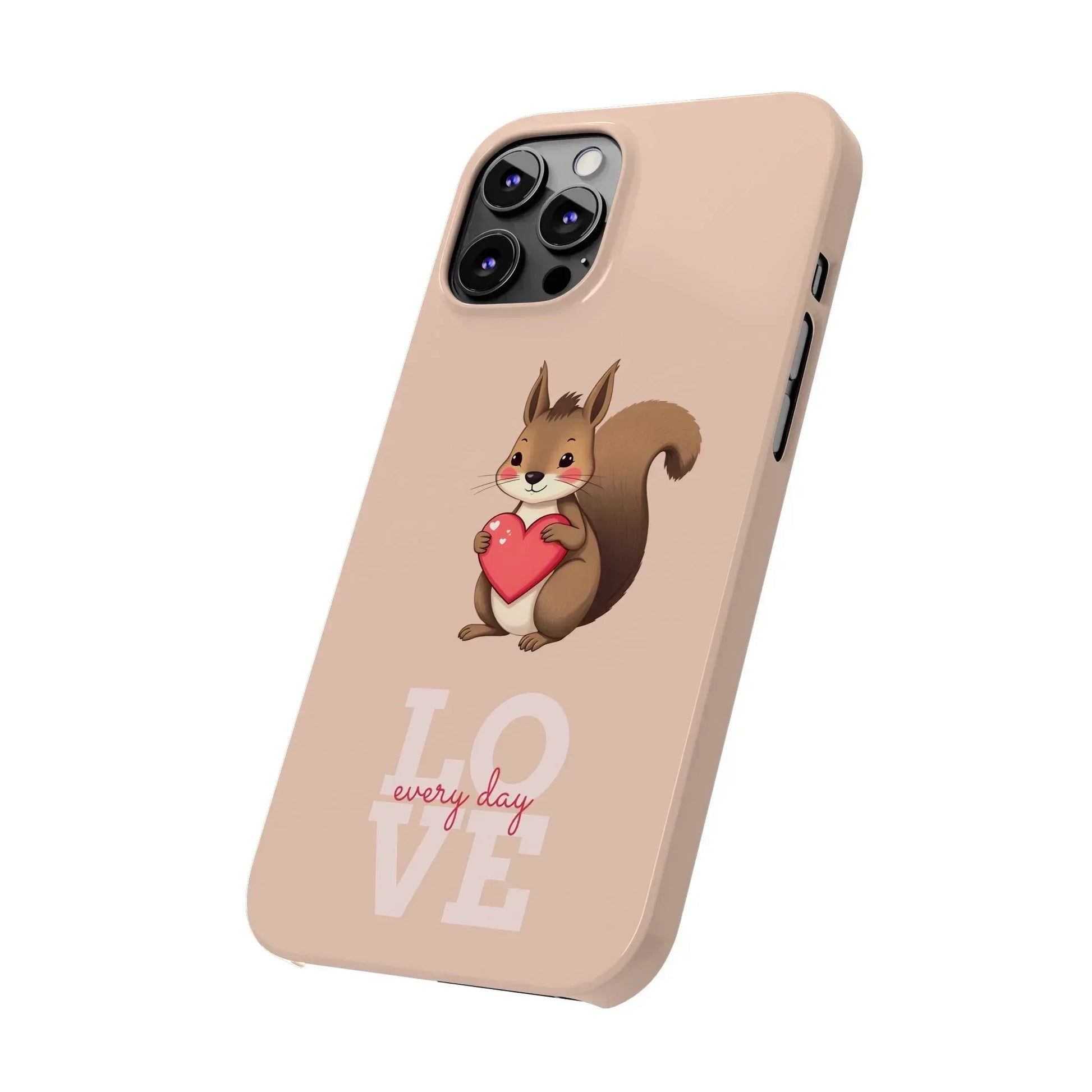 Cute Squirrel Phone Case for iPhone 11-17 - KARARMDESIGN
