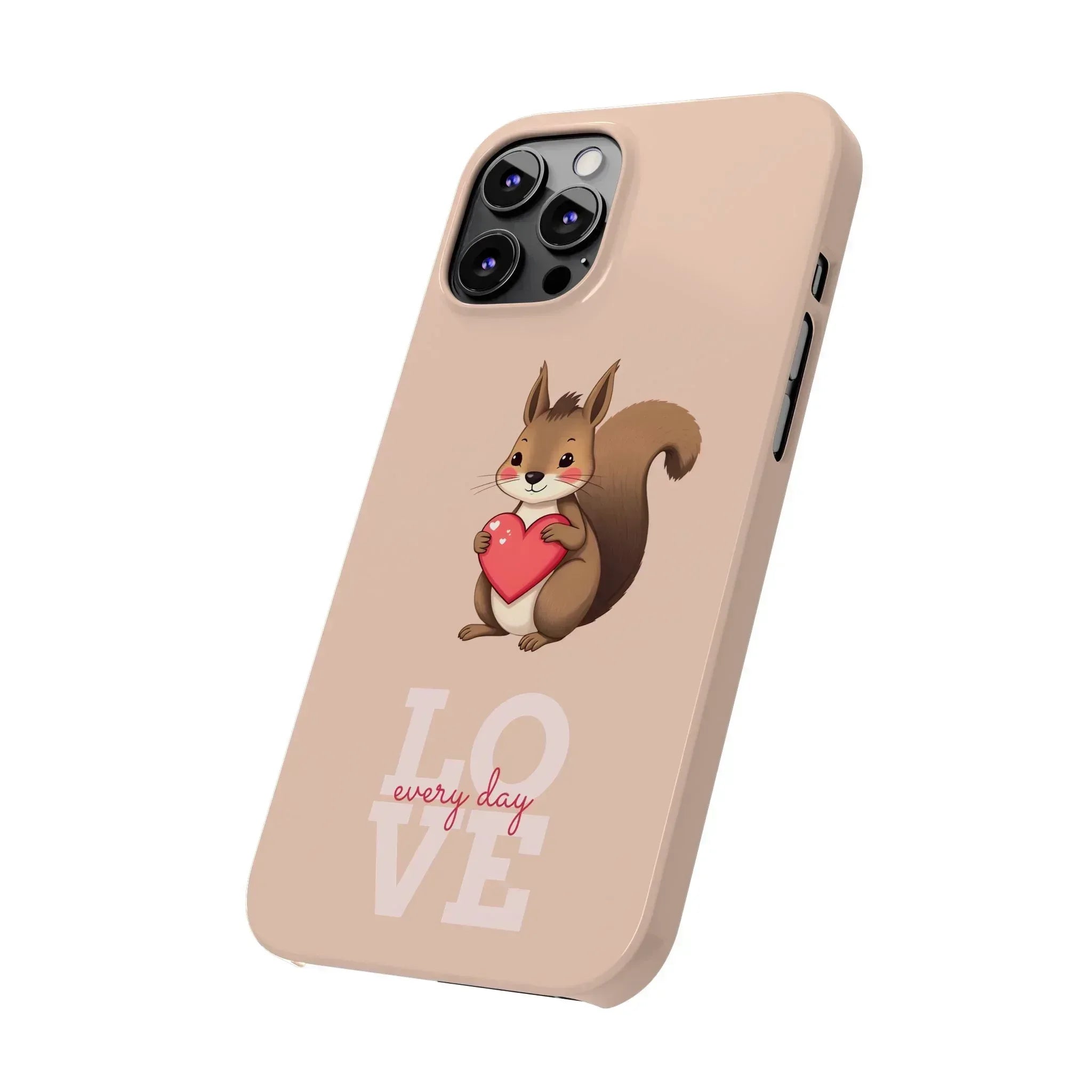 Cute Squirrel Phone Case for iPhone 11-17 - KARARMDESIGN