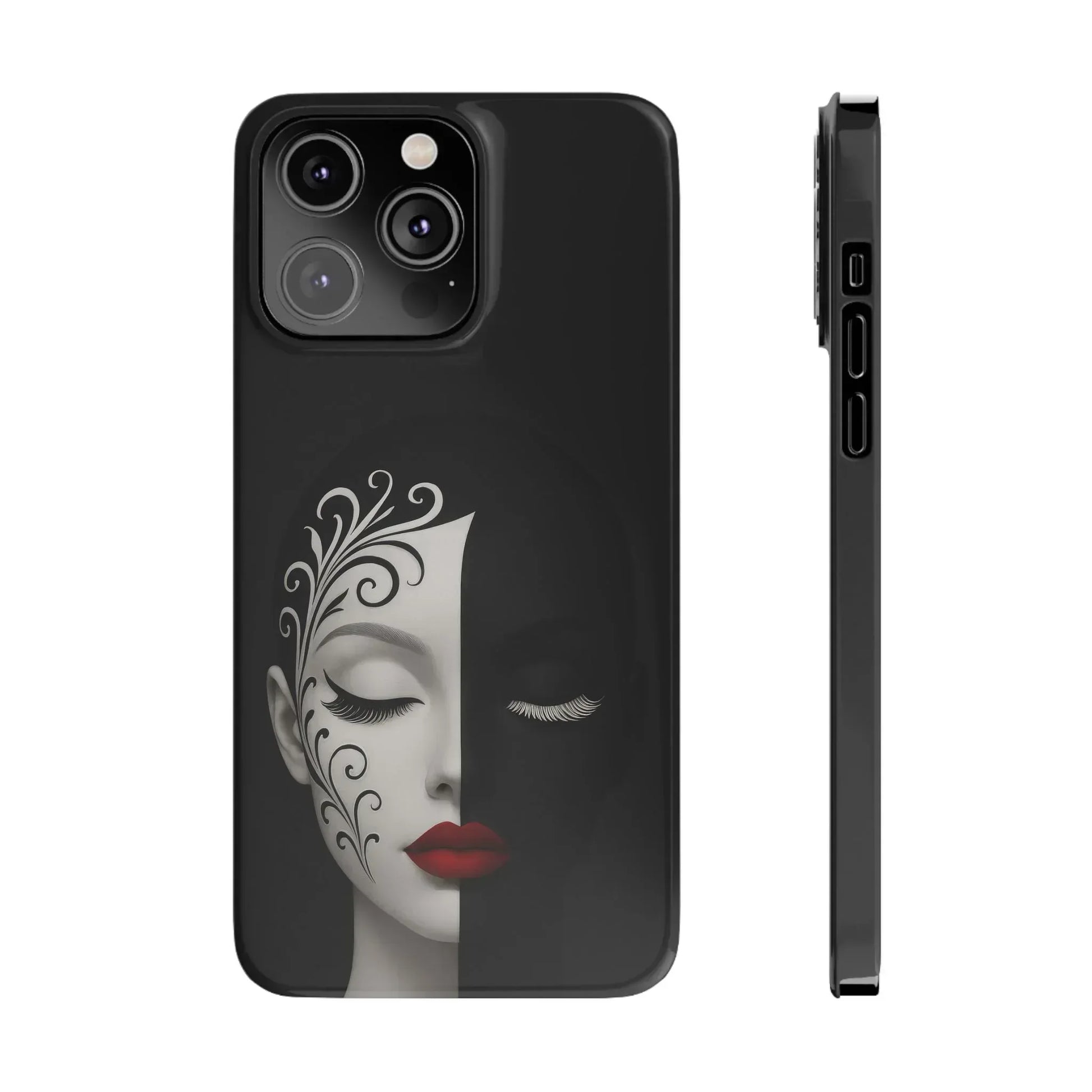 Artistic Head Design Phone Case for iPhone 11-17 - KARARMDESIGN